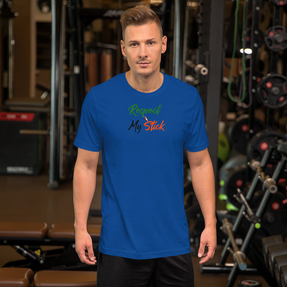 Respect My Stick Short-Sleeve Unisex T-Shirt - LeMack