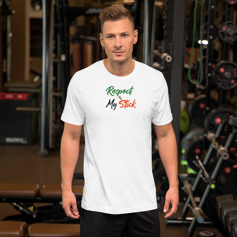Respect My Stick Short-Sleeve Unisex T-Shirt - LeMack