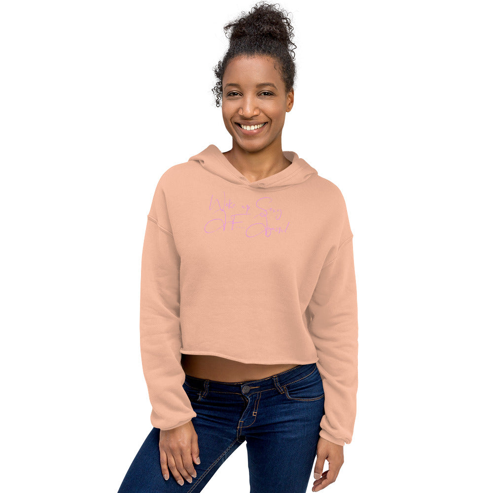 Sexy AF again Crop Hoodie - LeMack