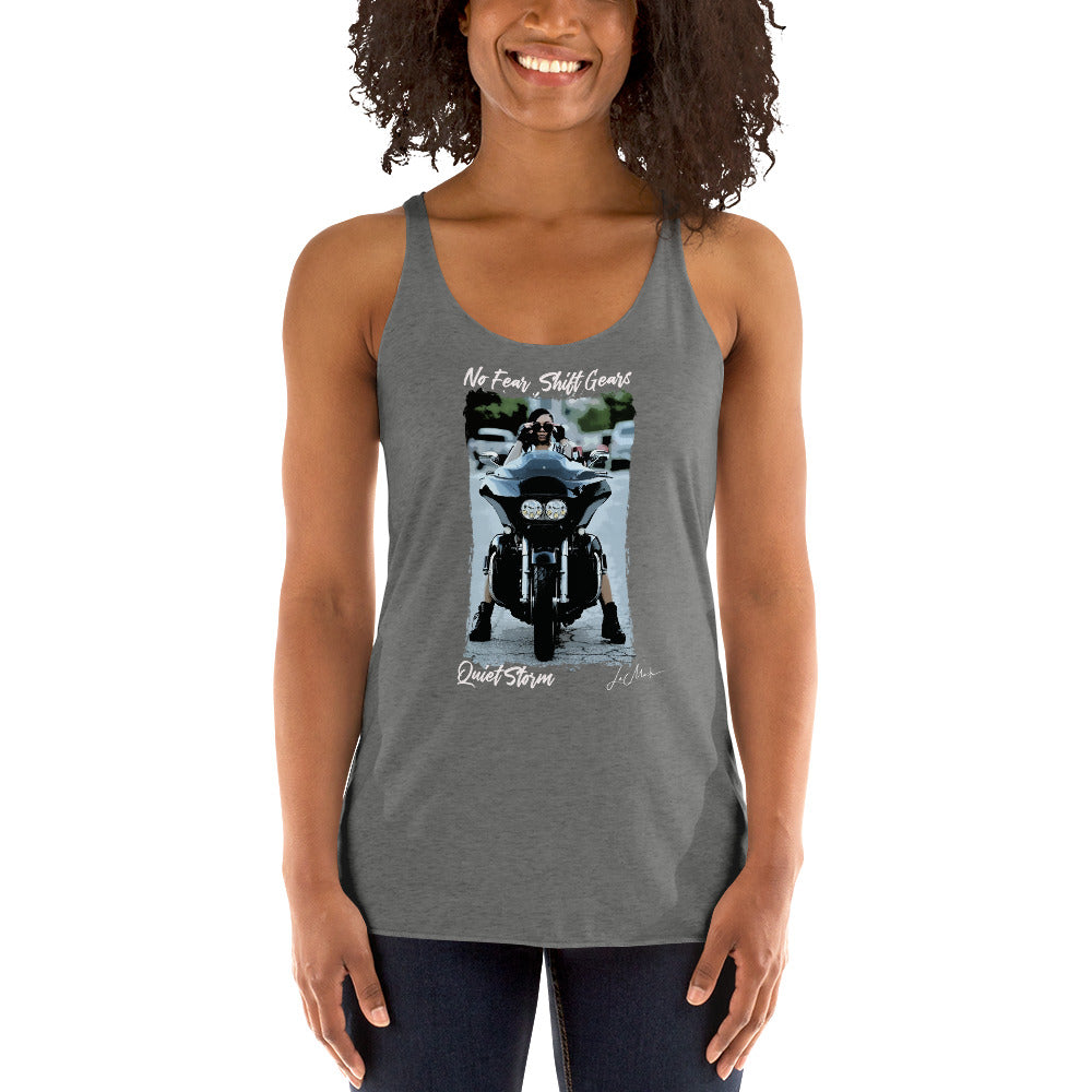 No Fear " Quiet Storm" Women's Racerback Tank - LeMack