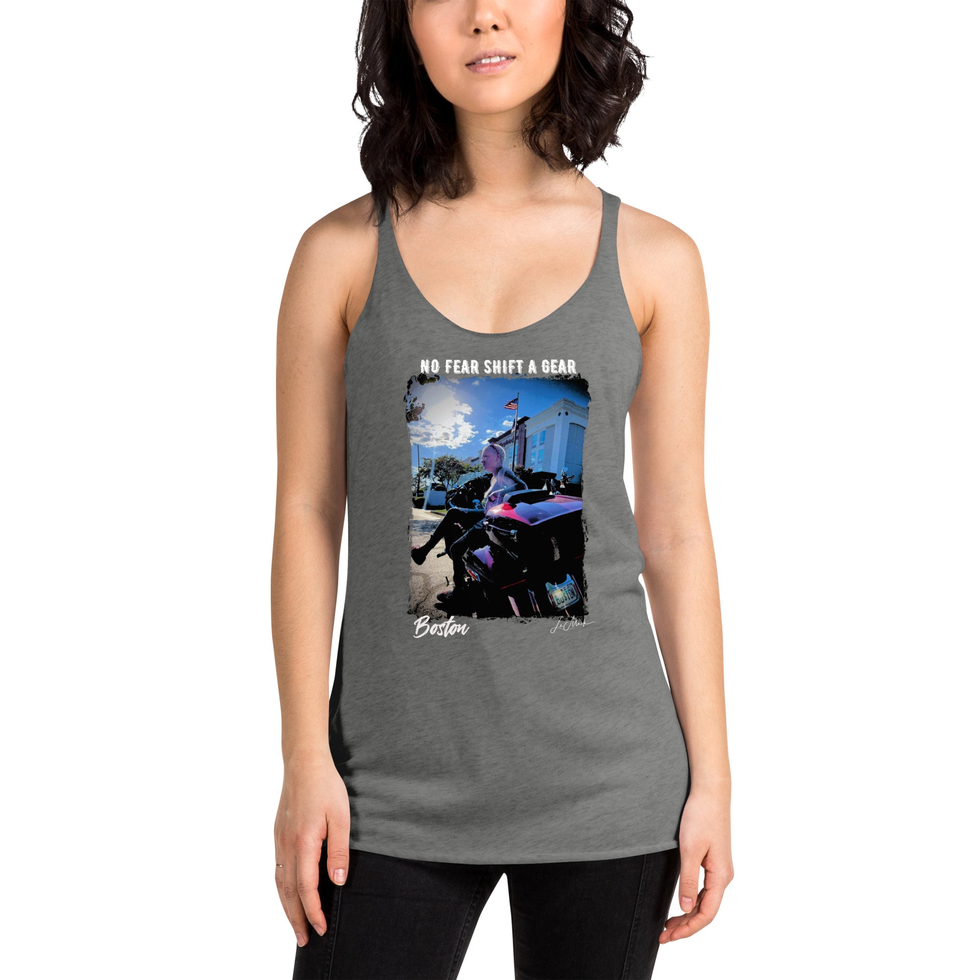 No Fear "Boston" Women's Racerback Tank - LeMack
