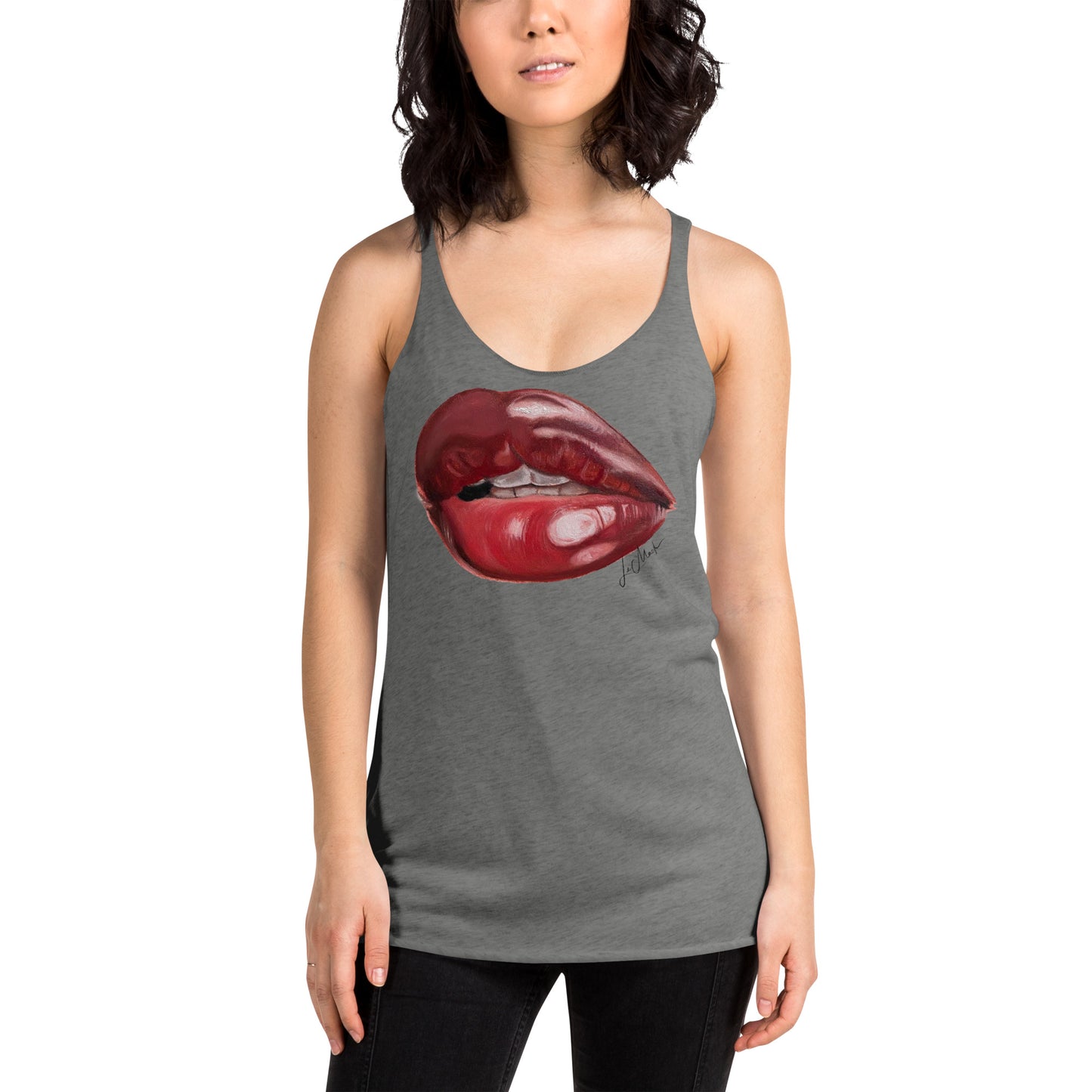 LeMack Lips Women's Racerback Tank - LeMack