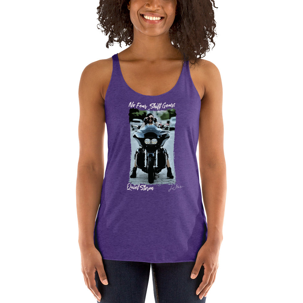 No Fear " Quiet Storm" Women's Racerback Tank - LeMack