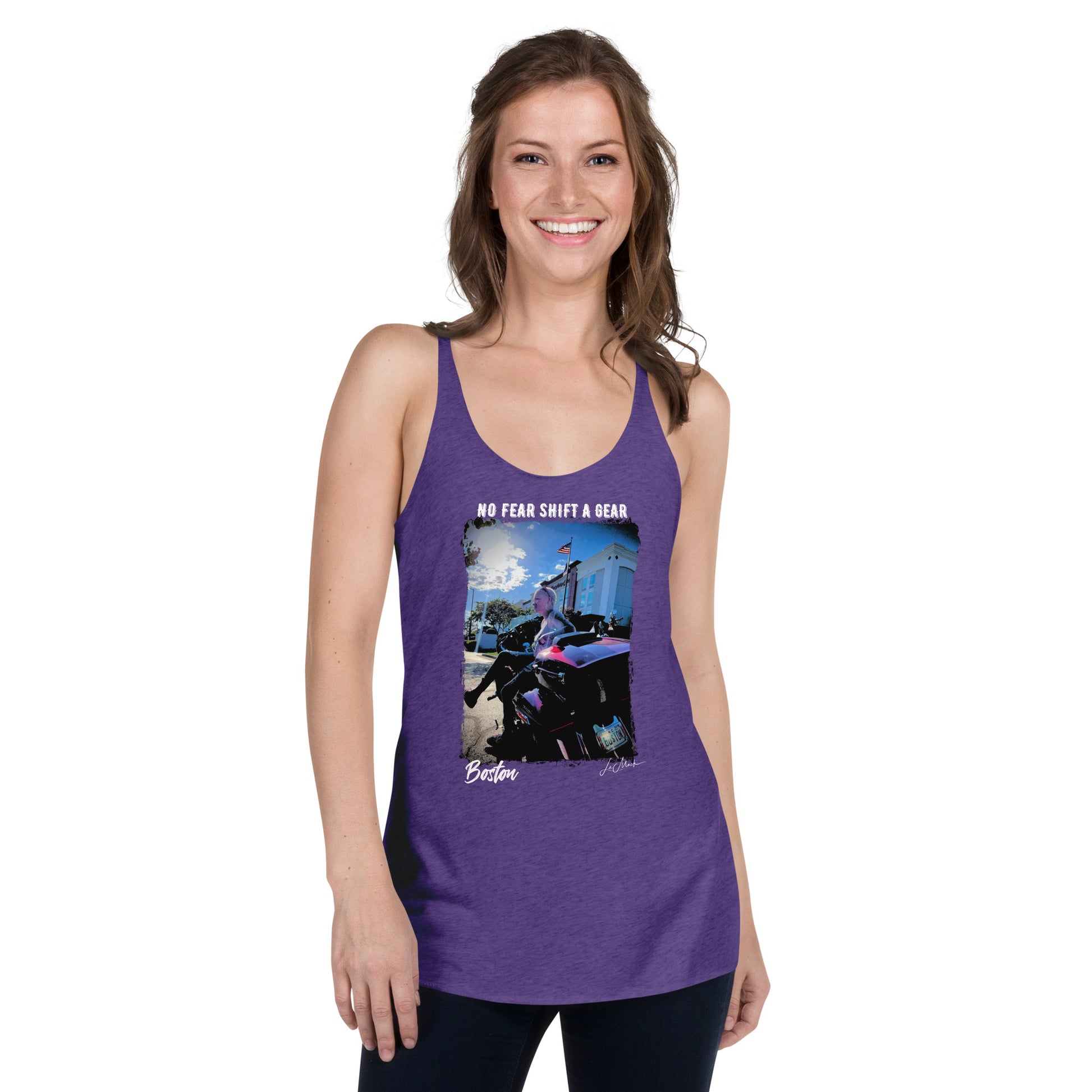 No Fear "Boston" Women's Racerback Tank - LeMack