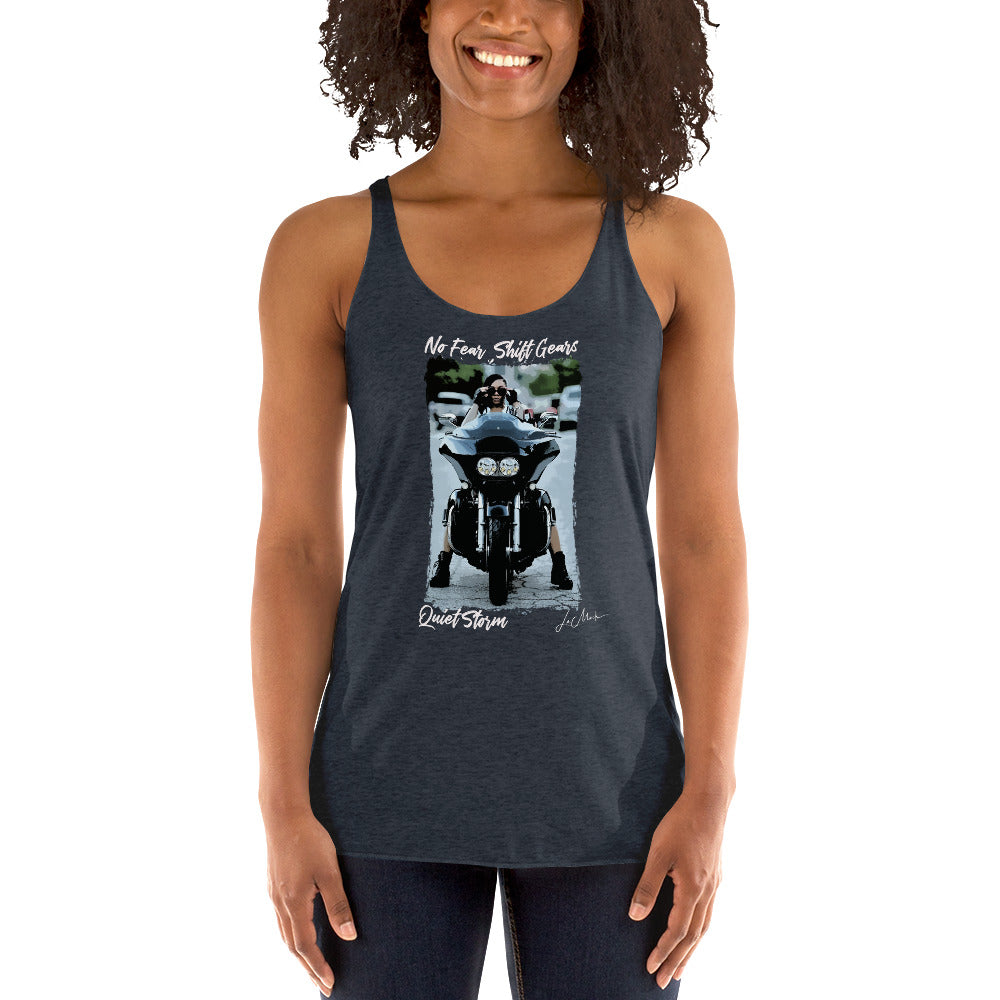 No Fear " Quiet Storm" Women's Racerback Tank - LeMack