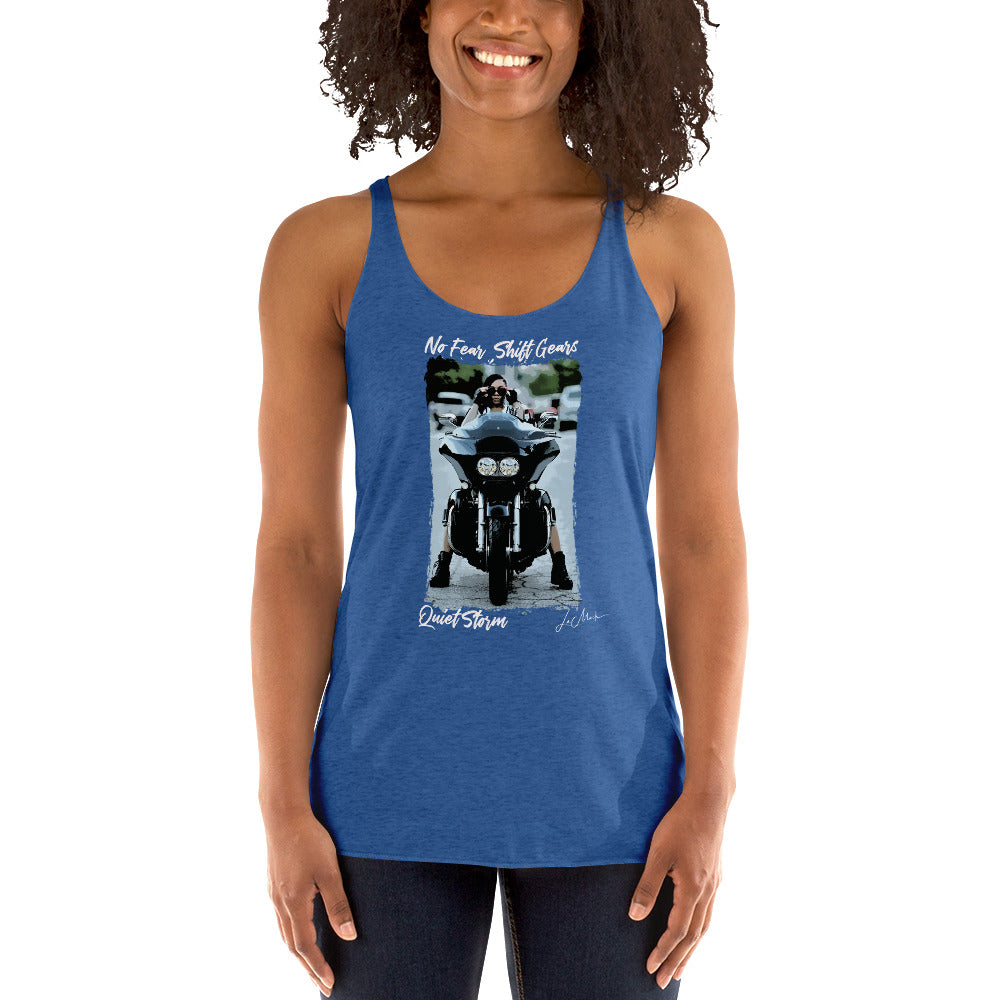 No Fear " Quiet Storm" Women's Racerback Tank - LeMack
