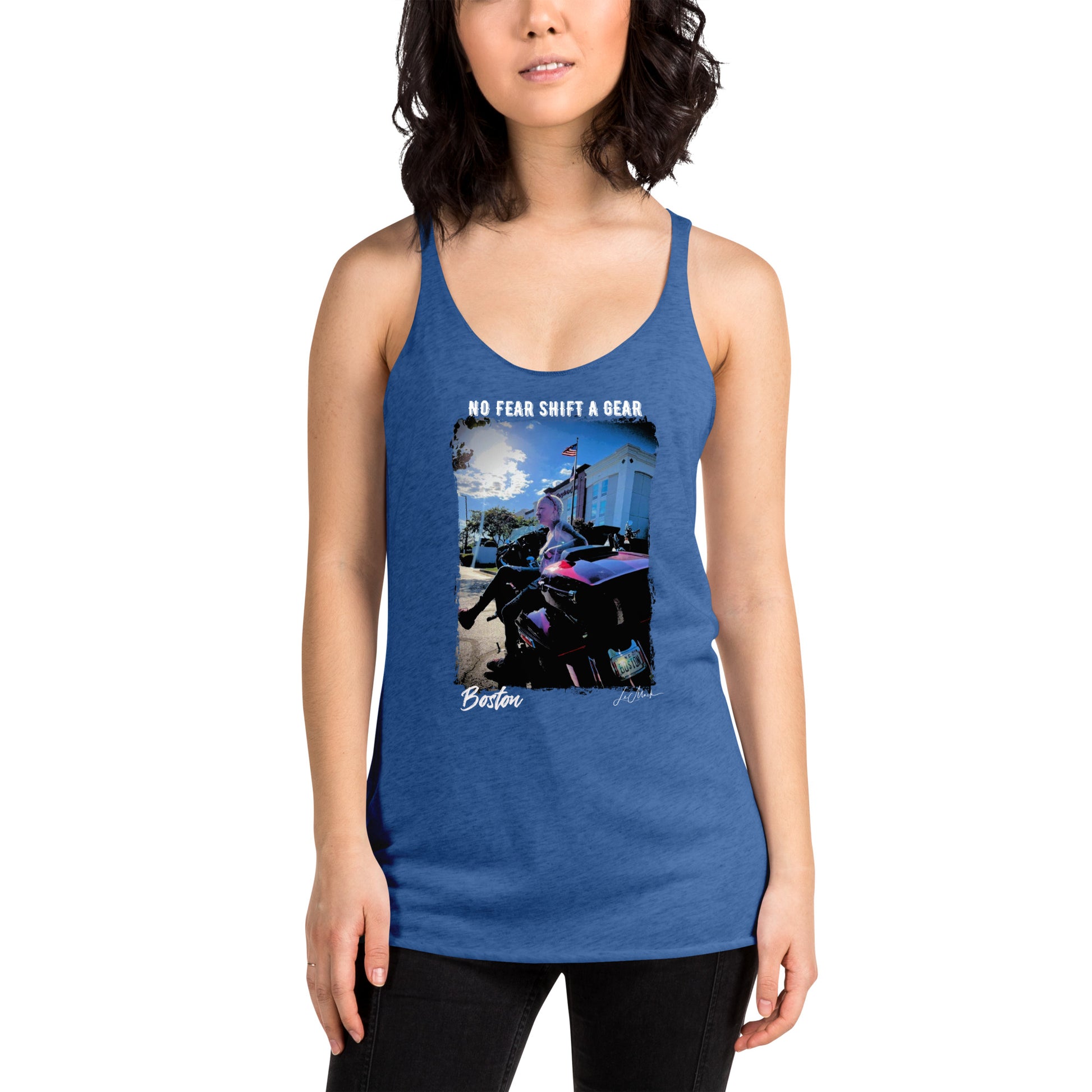 No Fear "Boston" Women's Racerback Tank - LeMack