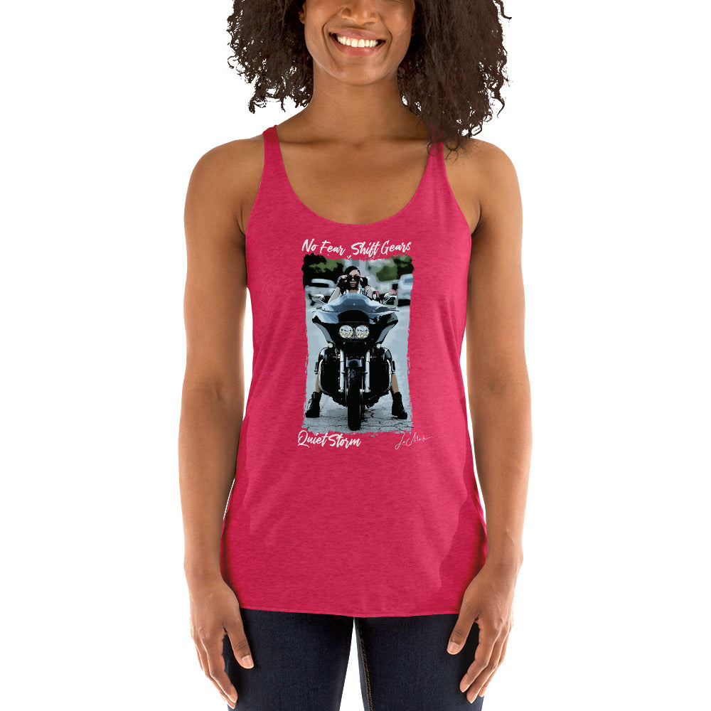 No Fear " Quiet Storm" Women's Racerback Tank - LeMack