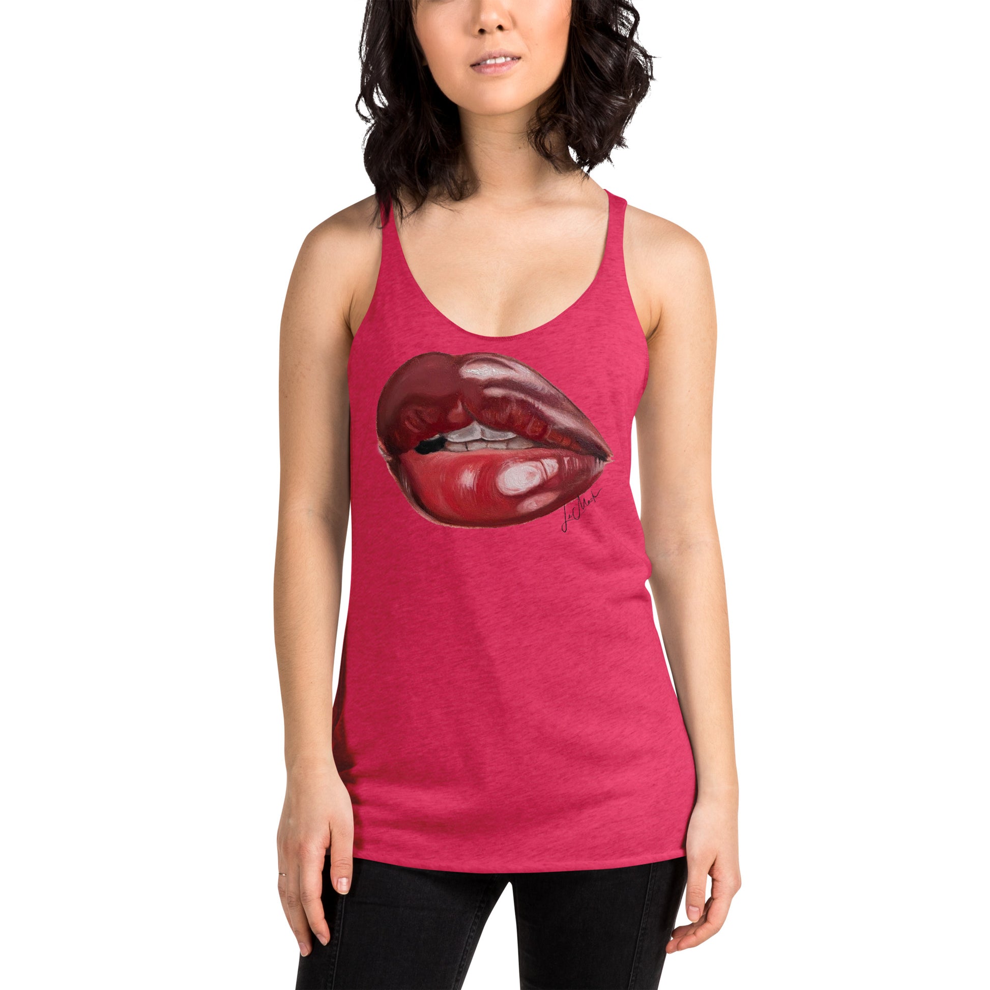 LeMack Lips Women's Racerback Tank - LeMack