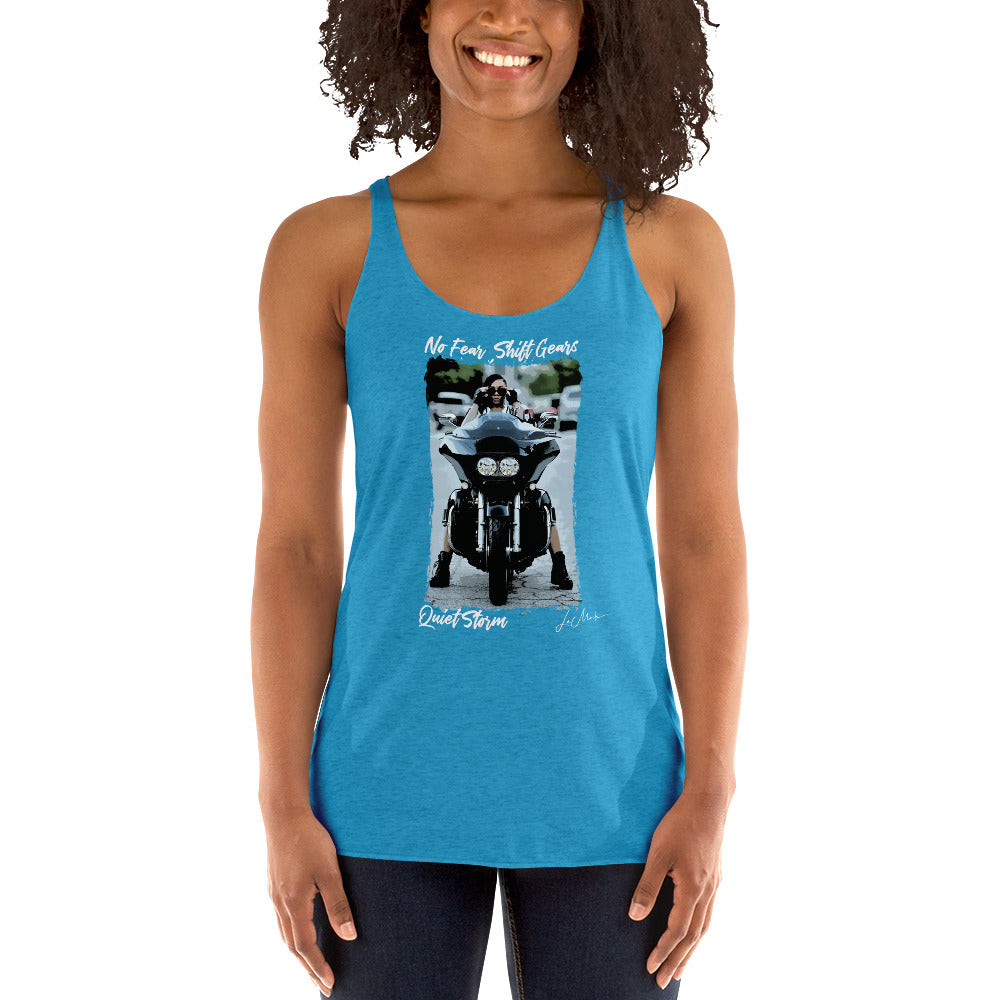 No Fear " Quiet Storm" Women's Racerback Tank - LeMack