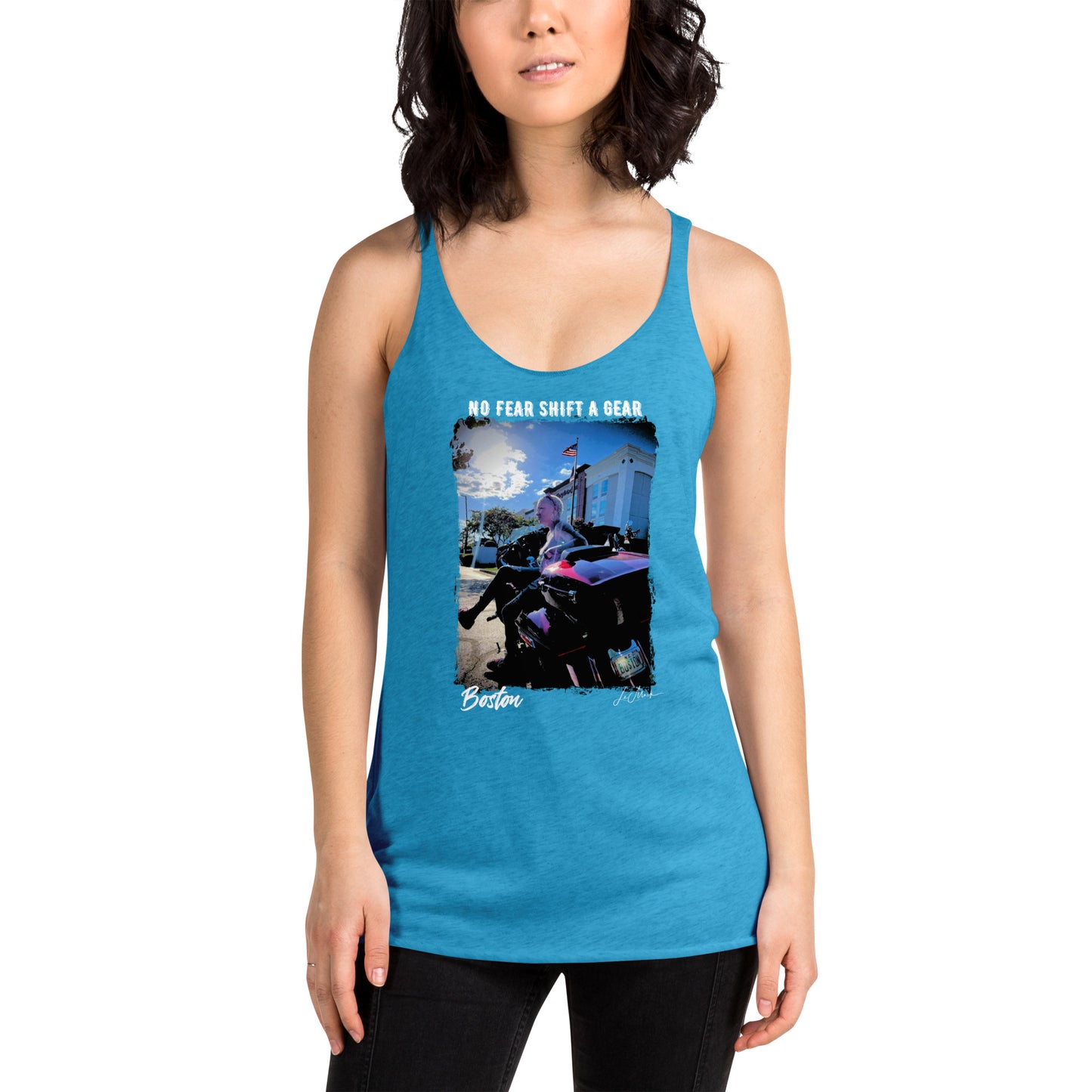 No Fear "Boston" Women's Racerback Tank - LeMack