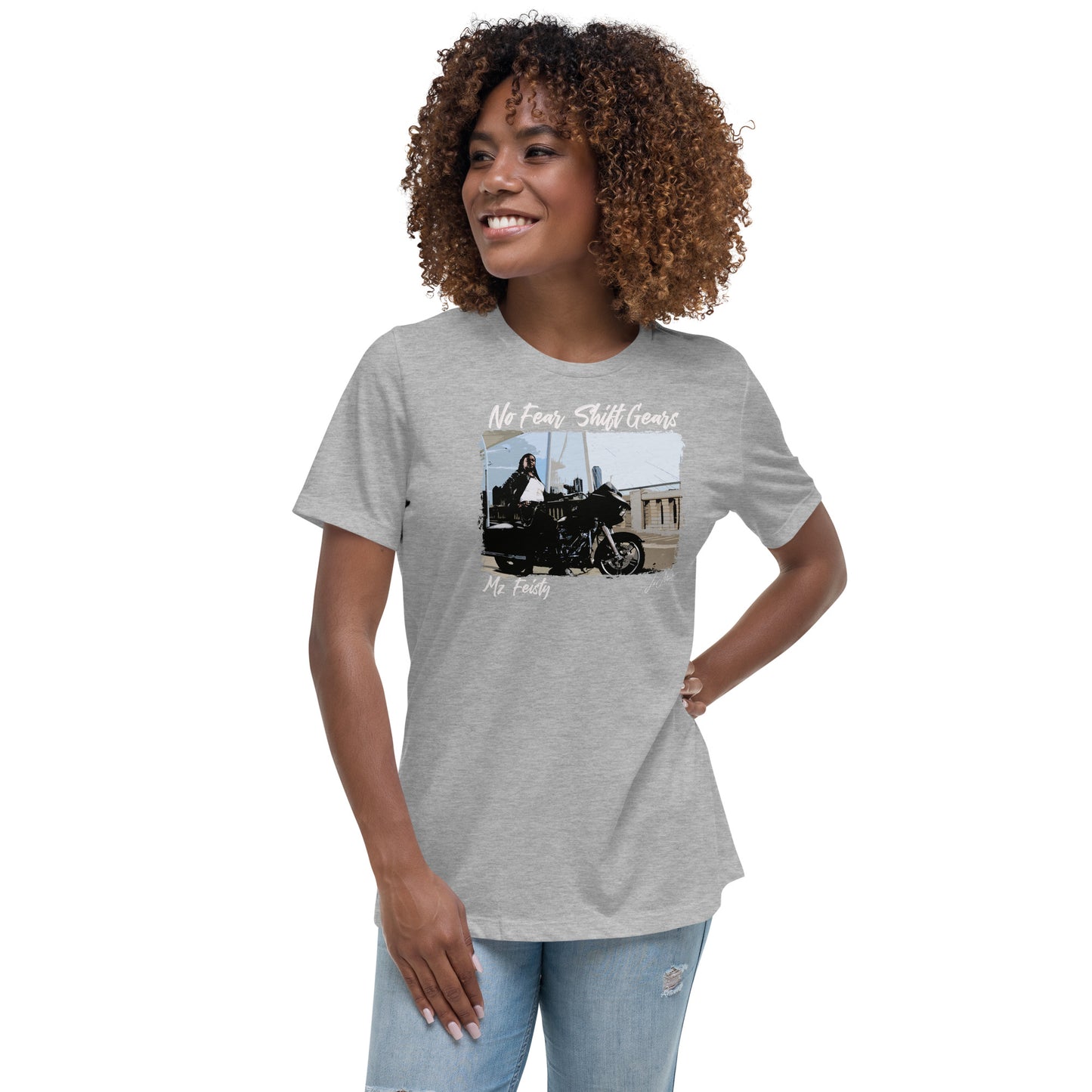 No Fear "Mz Feisty" Women's Relaxed T-Shirt - LeMack