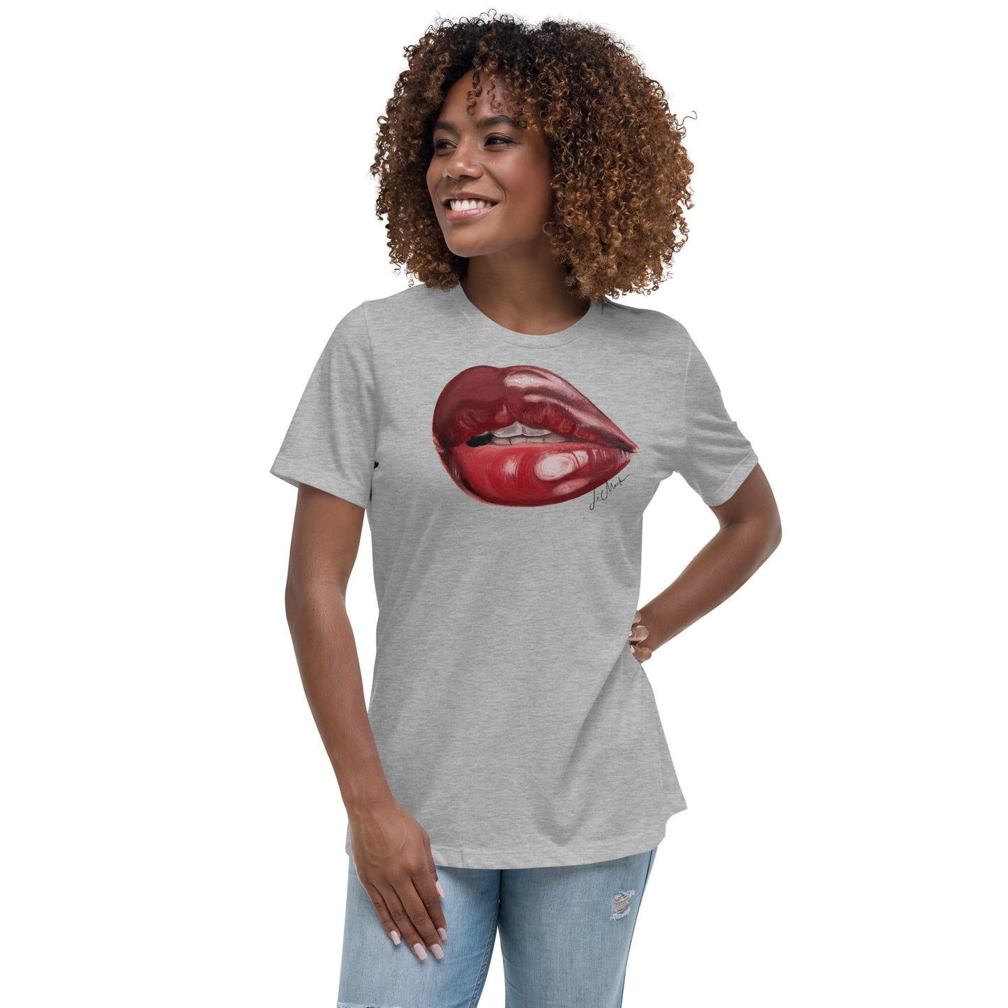 LeMack Lip Women's Relaxed T-Shirt - LeMack