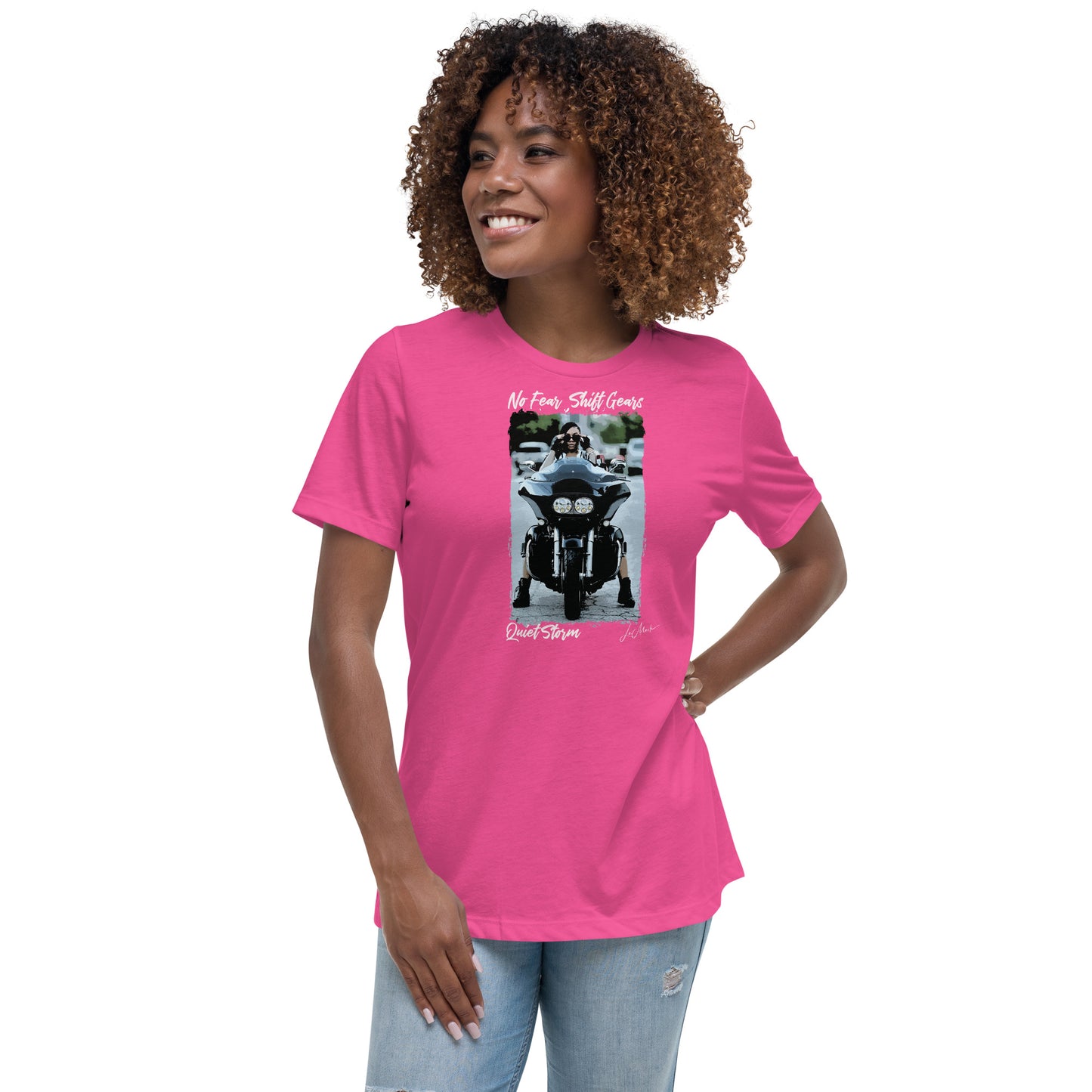 No Fear " Quiet Storm" Women's Relaxed T-Shirt - LeMack