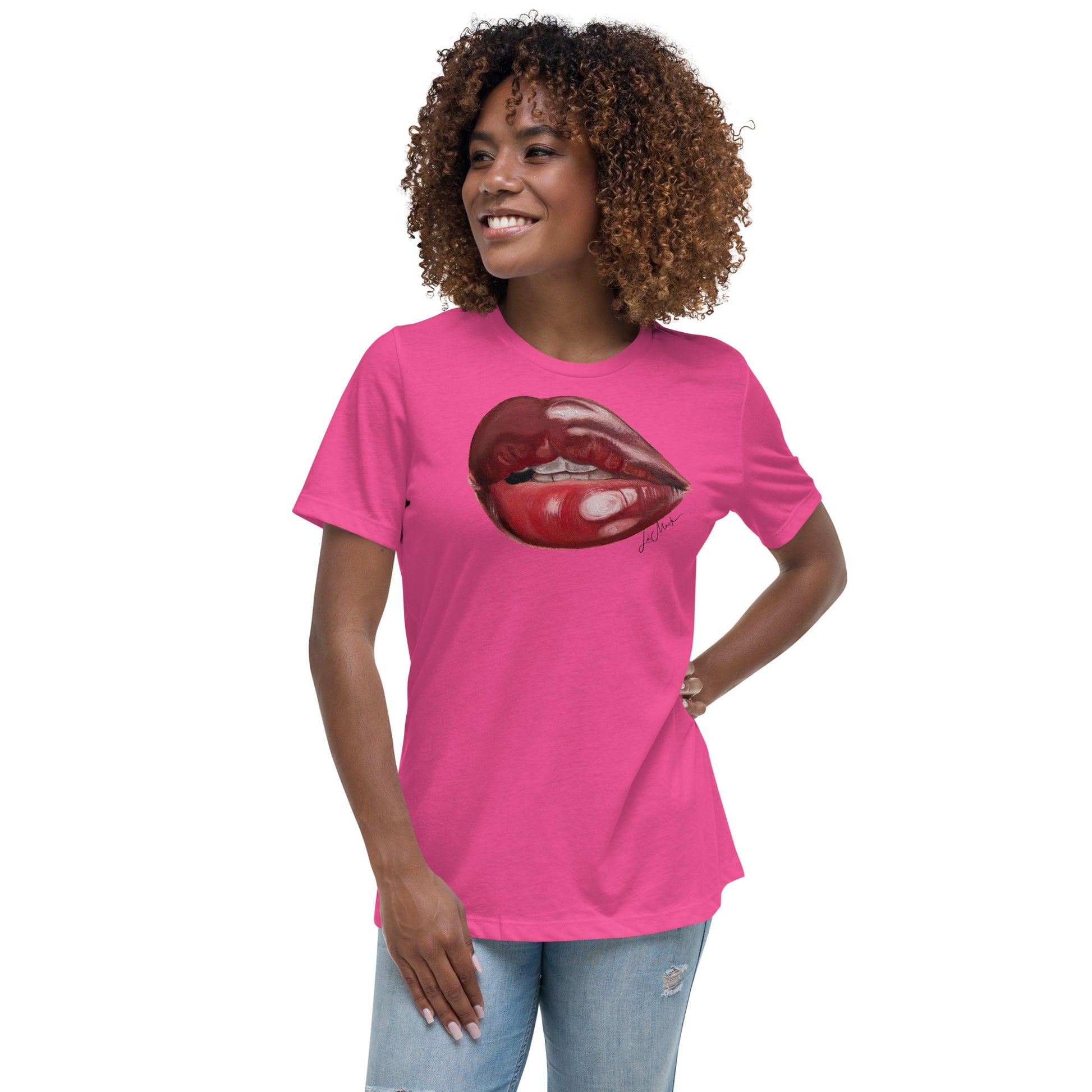 LeMack Lip Women's Relaxed T-Shirt - LeMack