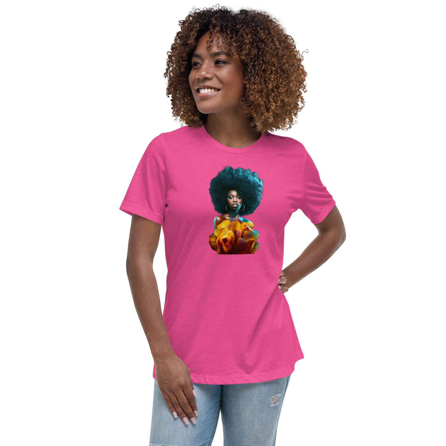 Afro Women's Relaxed T-Shirt - LeMack