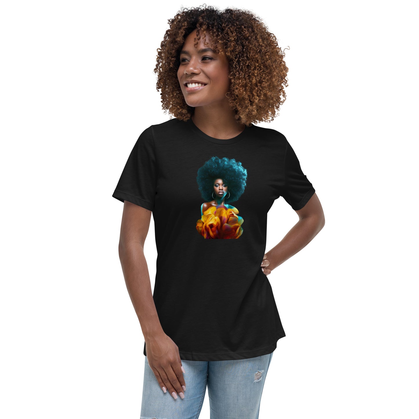 Afro Women's Relaxed T-Shirt - LeMack