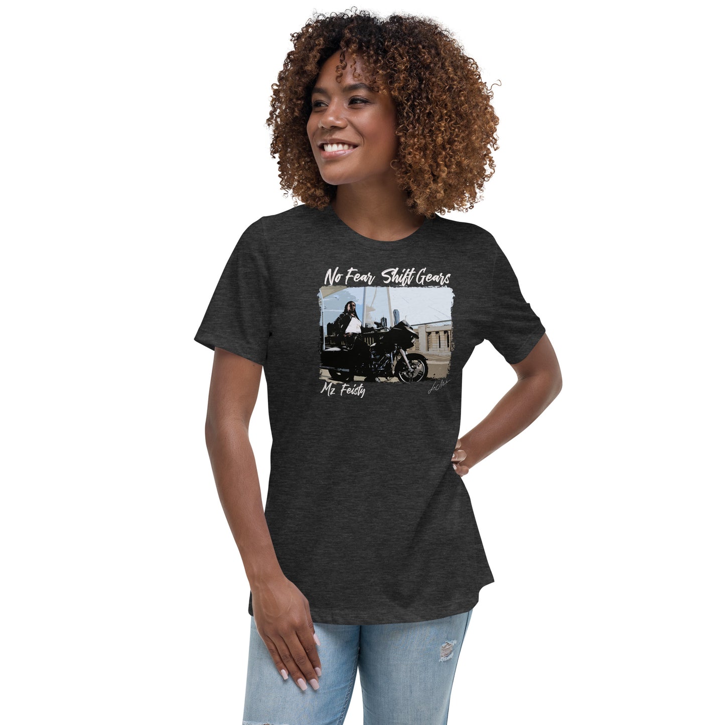 No Fear "Mz Feisty" Women's Relaxed T-Shirt - LeMack