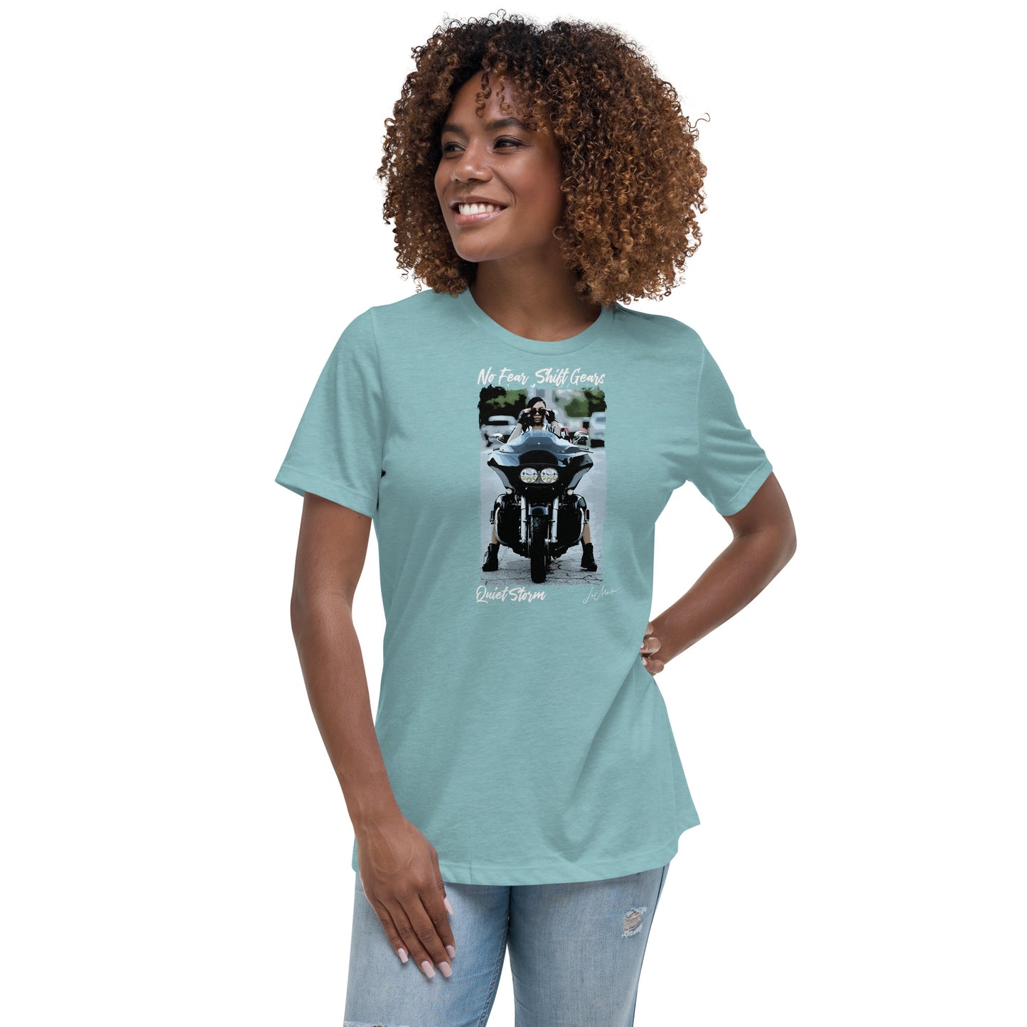 No Fear " Quiet Storm" Women's Relaxed T-Shirt - LeMack