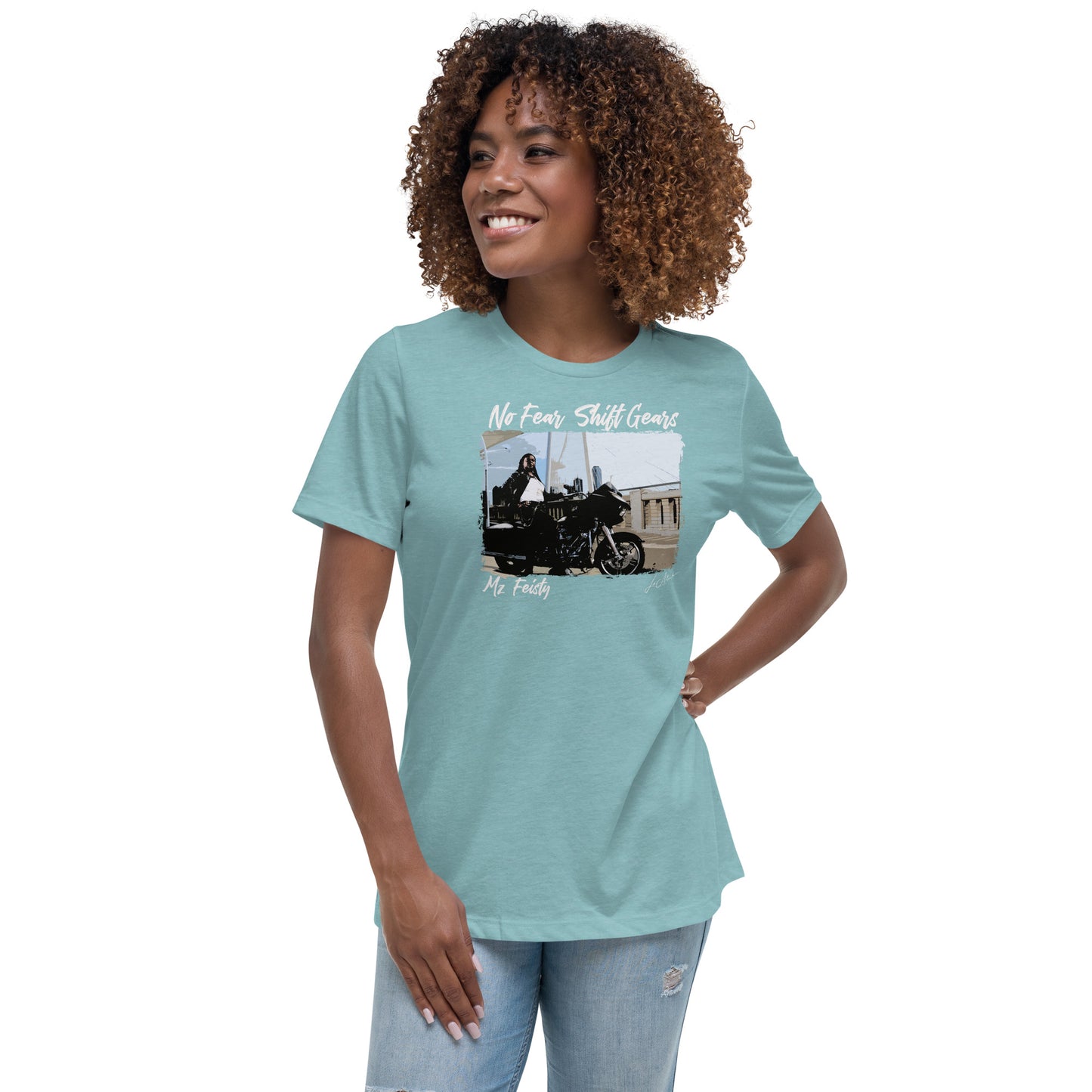 No Fear "Mz Feisty" Women's Relaxed T-Shirt - LeMack