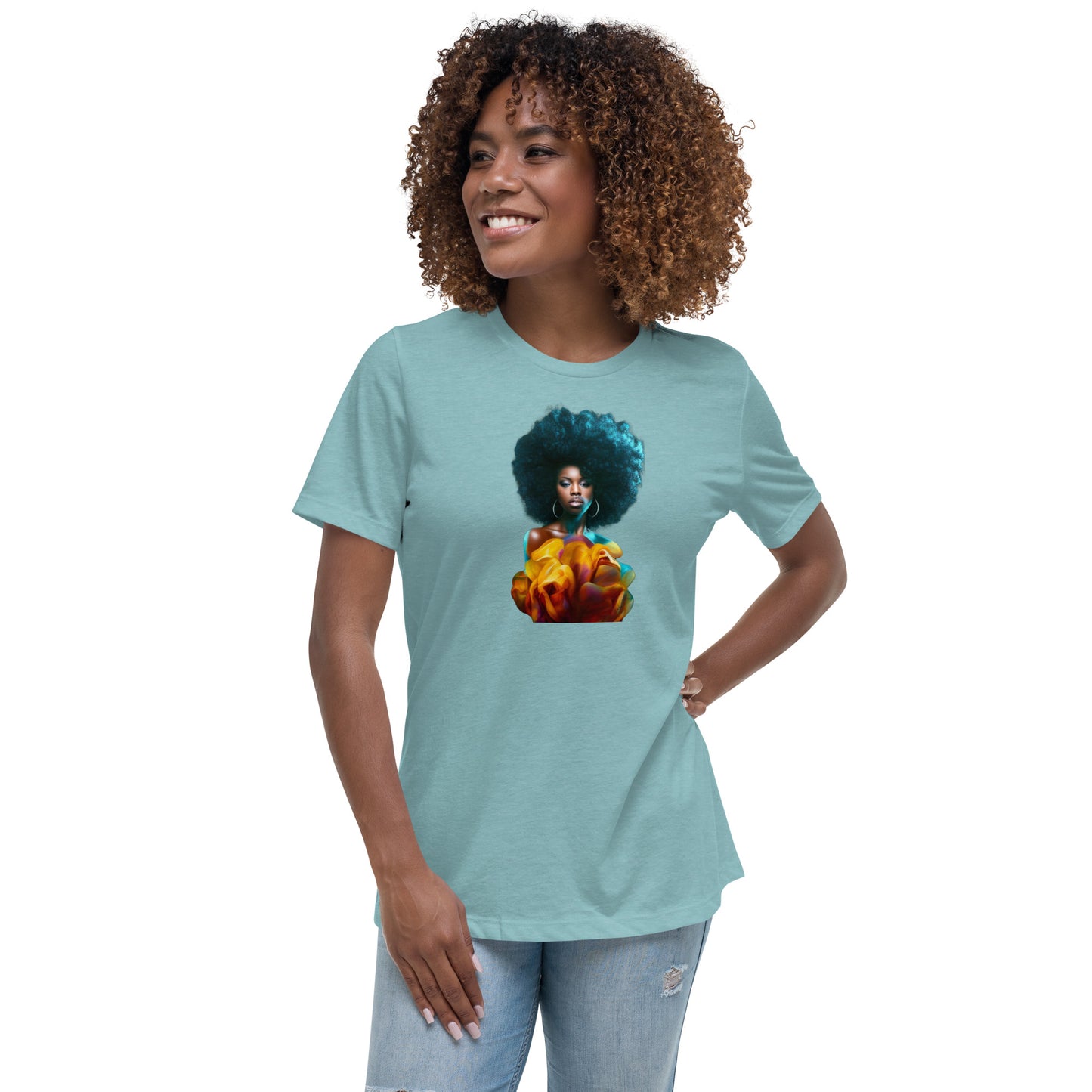 Afro Women's Relaxed T-Shirt - LeMack