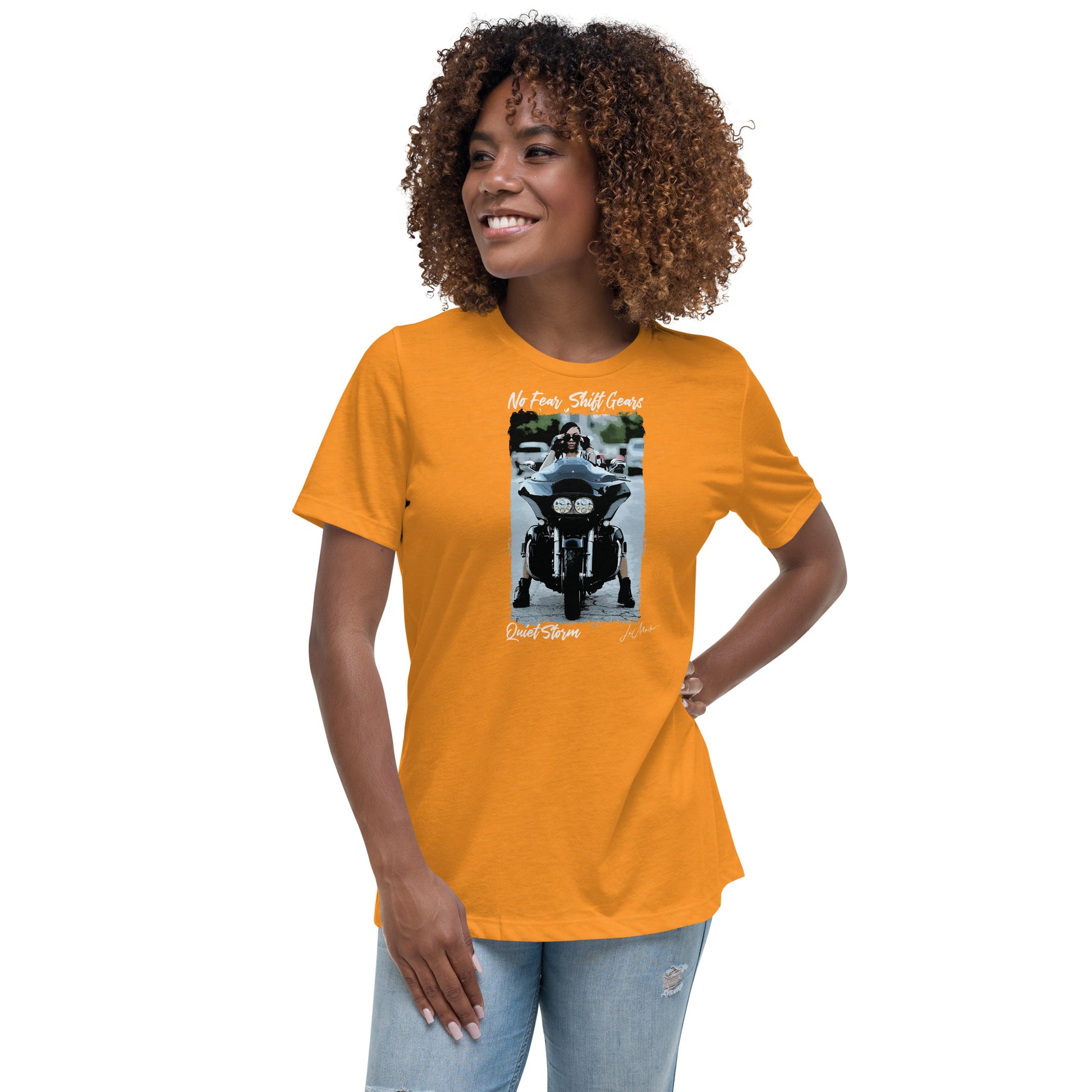 No Fear " Quiet Storm" Women's Relaxed T-Shirt - LeMack