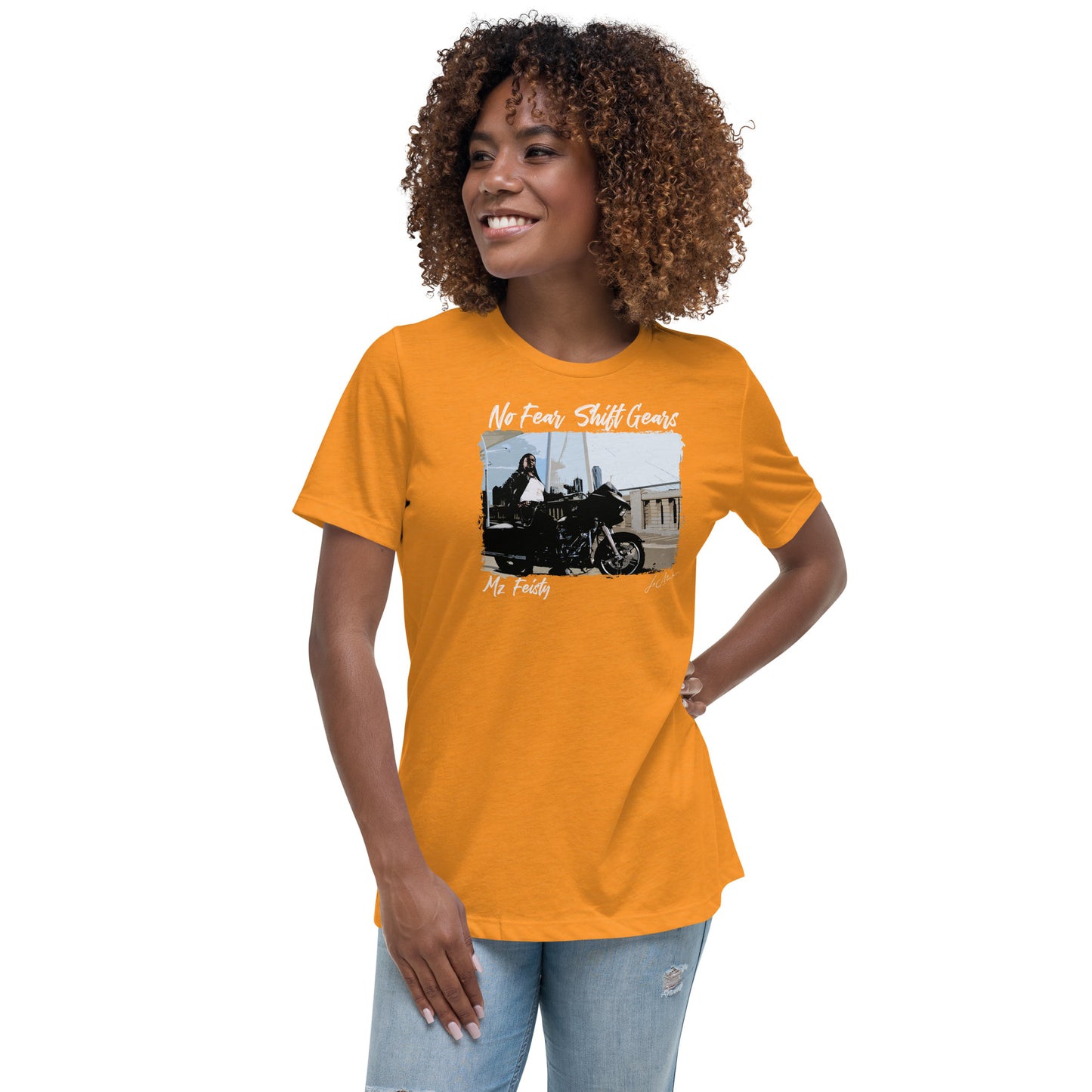 No Fear "Mz Feisty" Women's Relaxed T-Shirt - LeMack