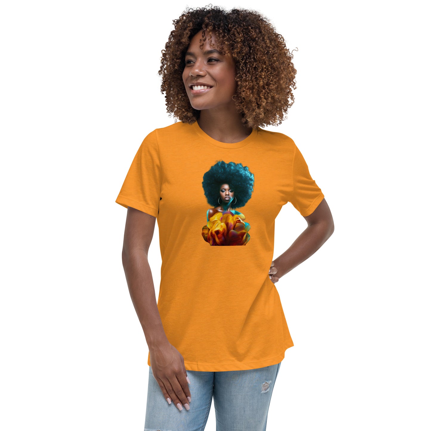 Afro Women's Relaxed T-Shirt - LeMack