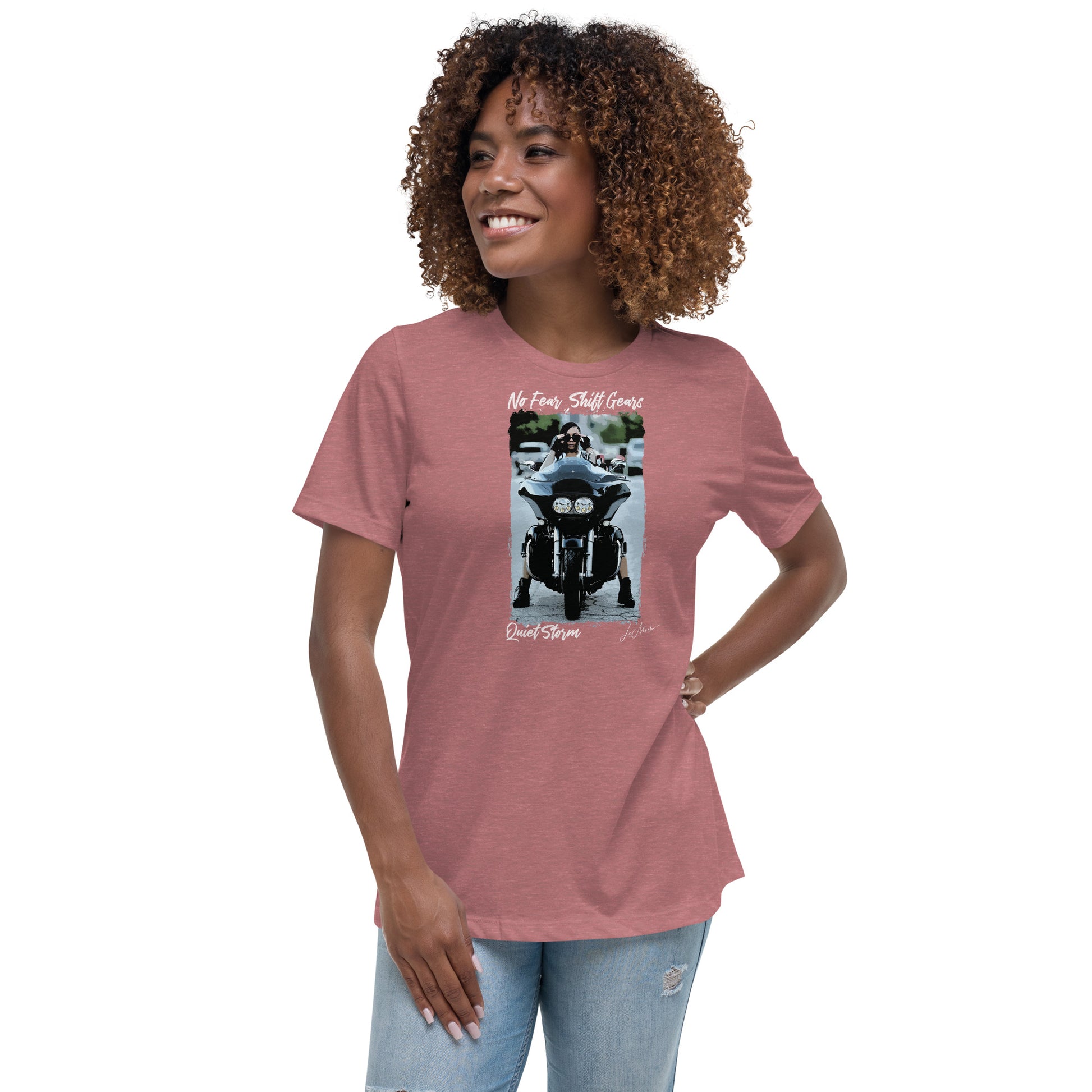 No Fear " Quiet Storm" Women's Relaxed T-Shirt - LeMack