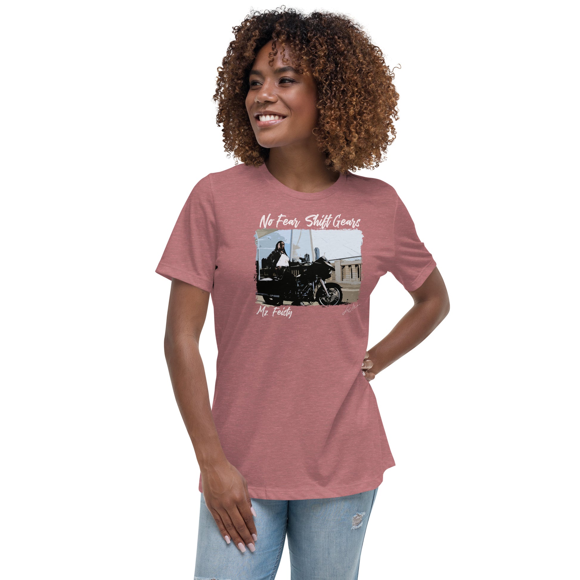 No Fear "Mz Feisty" Women's Relaxed T-Shirt - LeMack