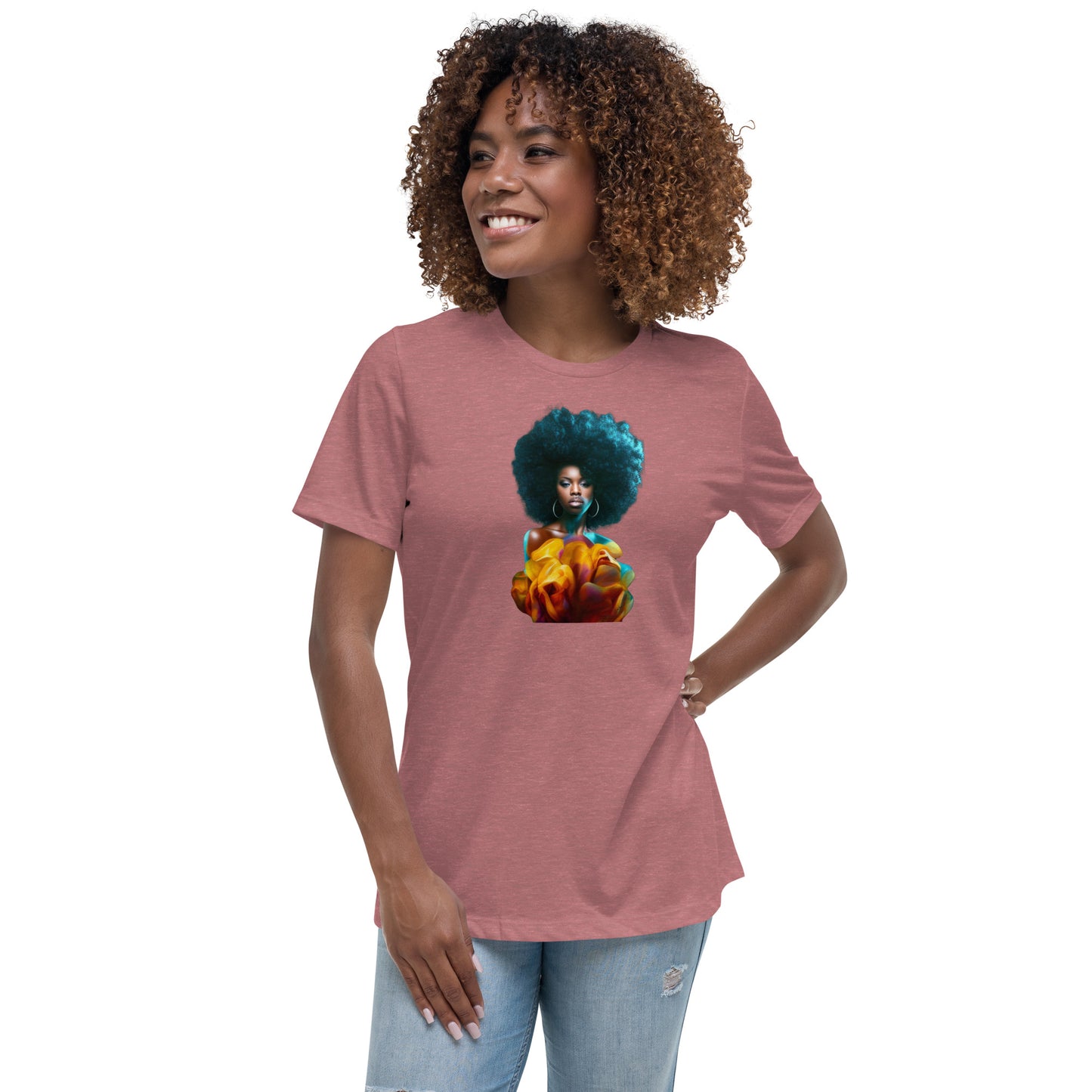 Afro Women's Relaxed T-Shirt - LeMack