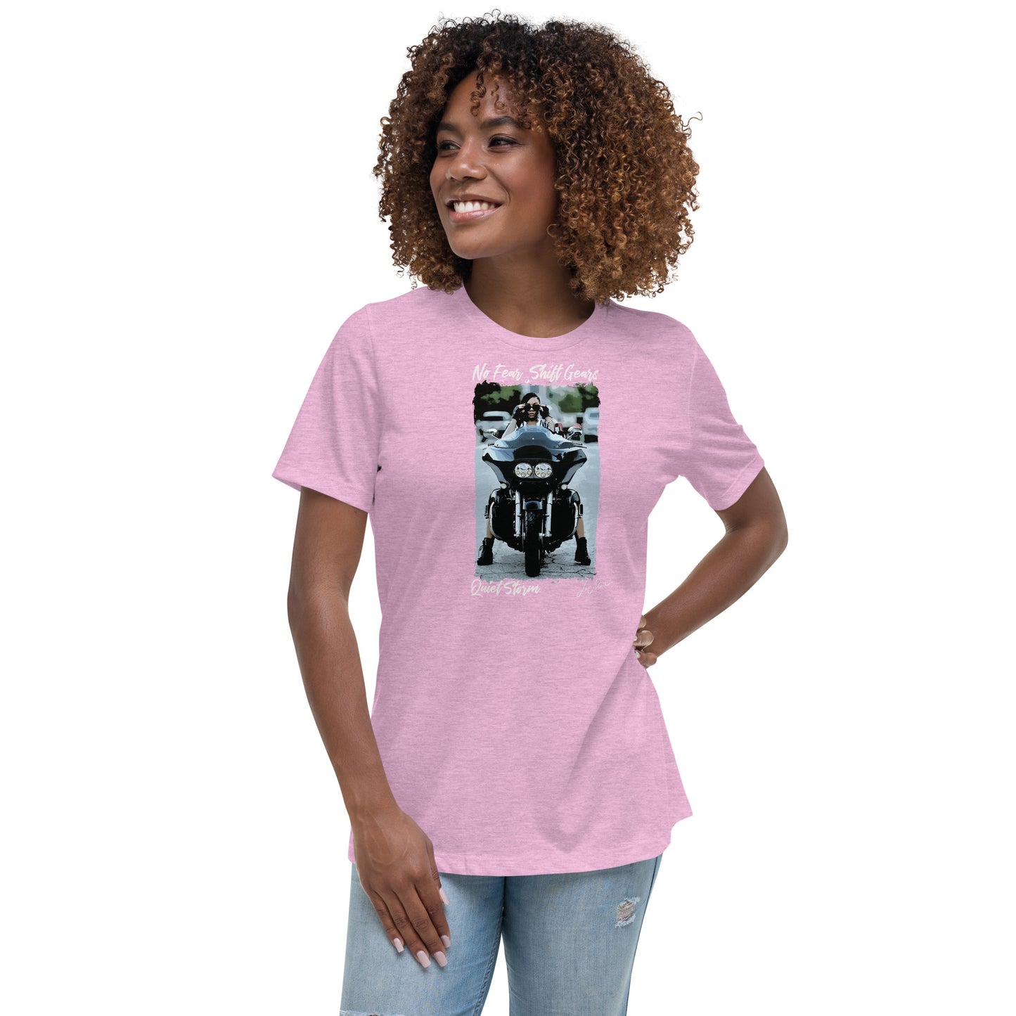 No Fear " Quiet Storm" Women's Relaxed T-Shirt - LeMack