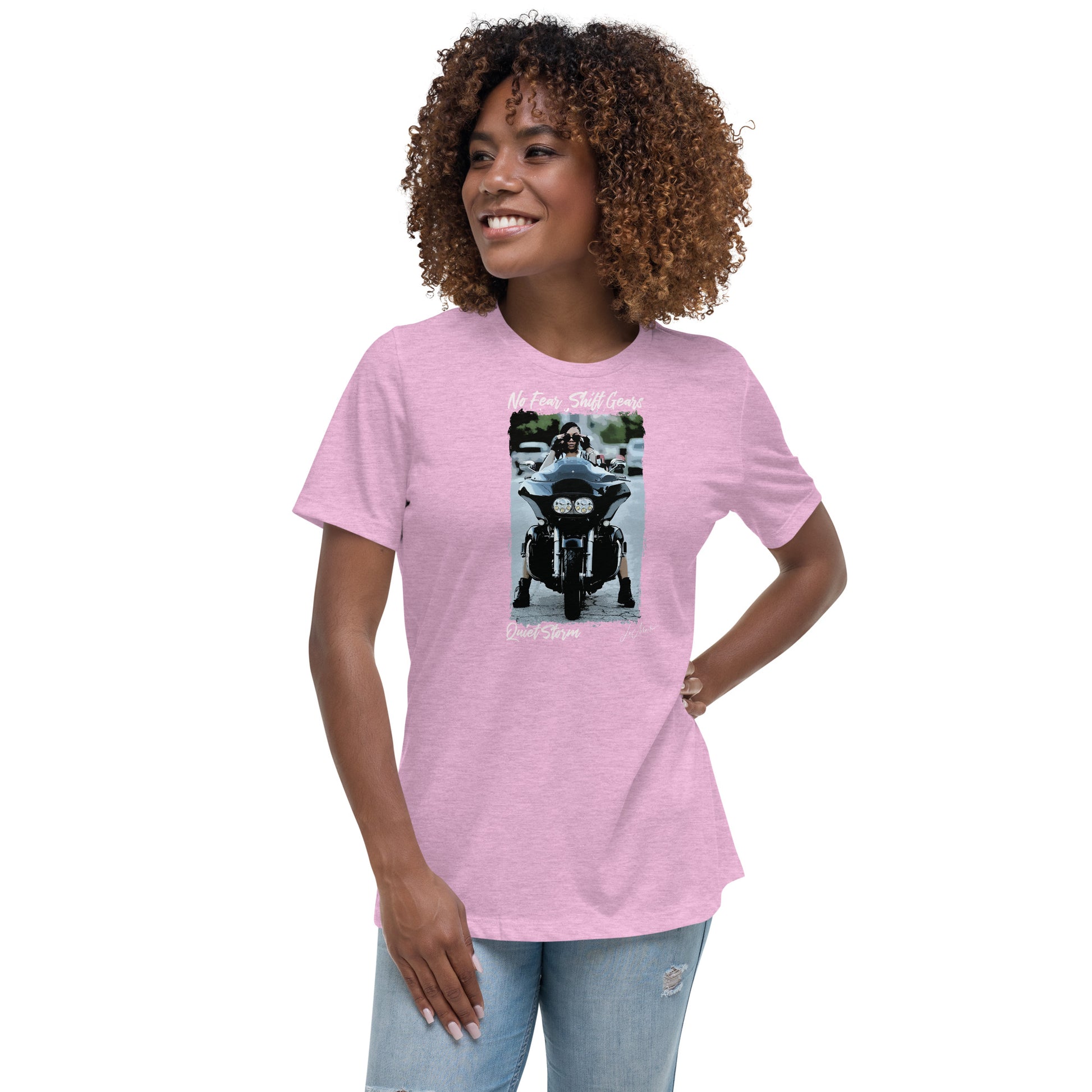 No Fear " Quiet Storm" Women's Relaxed T-Shirt - LeMack