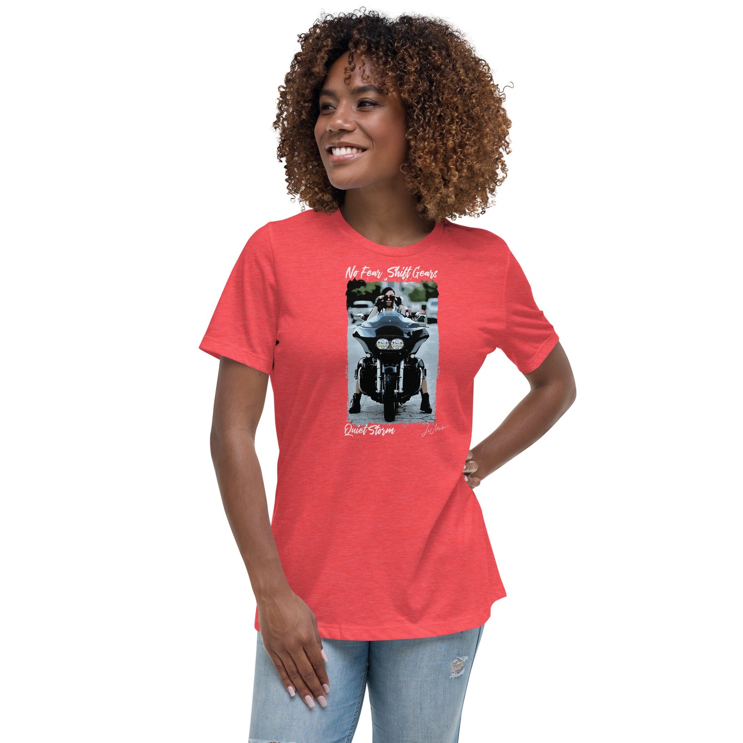 No Fear " Quiet Storm" Women's Relaxed T-Shirt - LeMack
