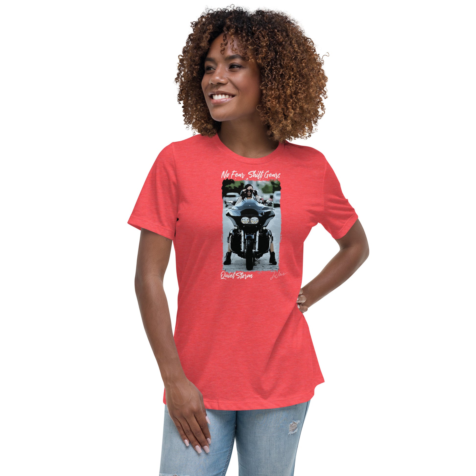 No Fear " Quiet Storm" Women's Relaxed T-Shirt - LeMack