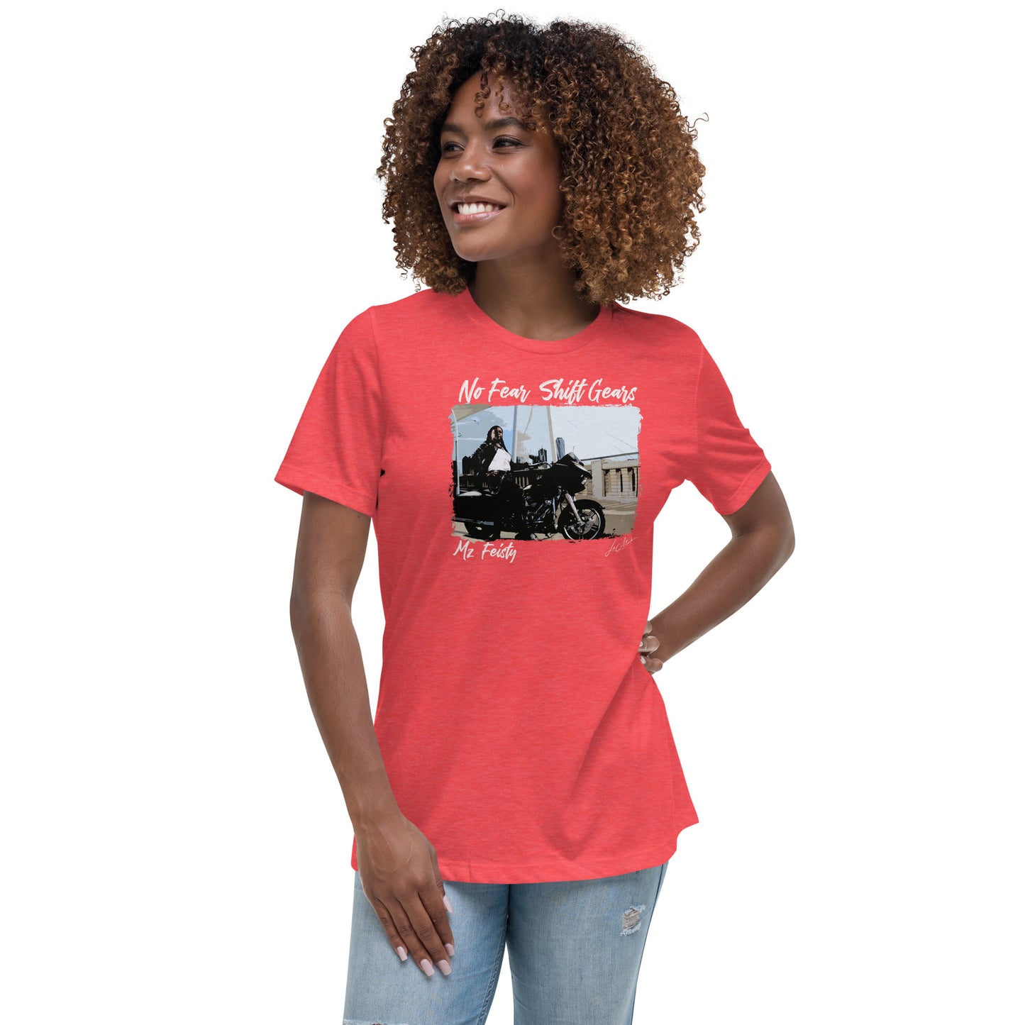 No Fear "Mz Feisty" Women's Relaxed T-Shirt - LeMack