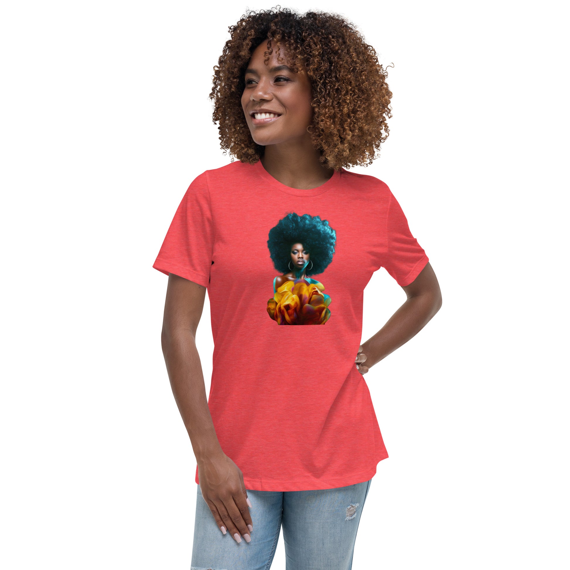 Afro Women's Relaxed T-Shirt - LeMack