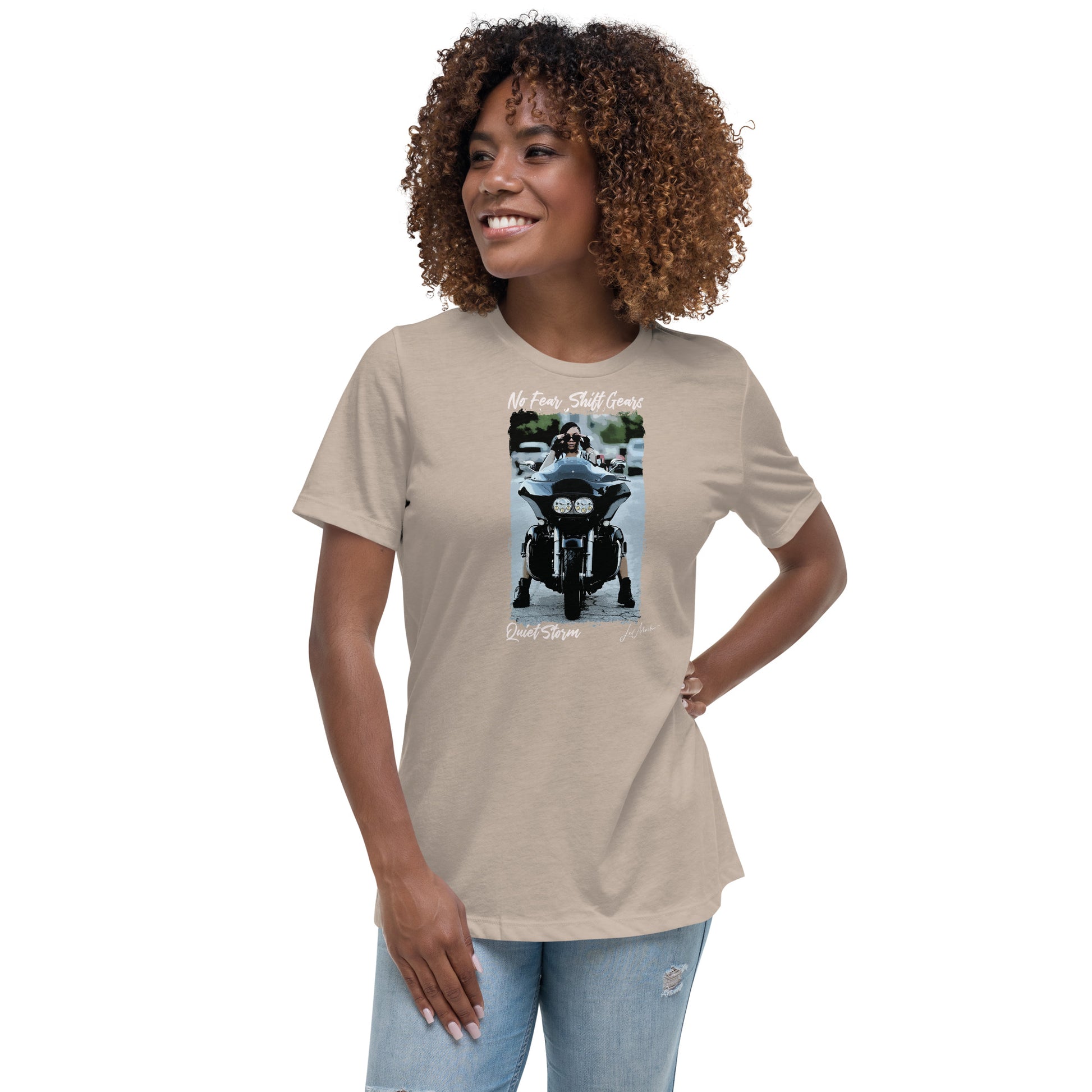 No Fear " Quiet Storm" Women's Relaxed T-Shirt - LeMack