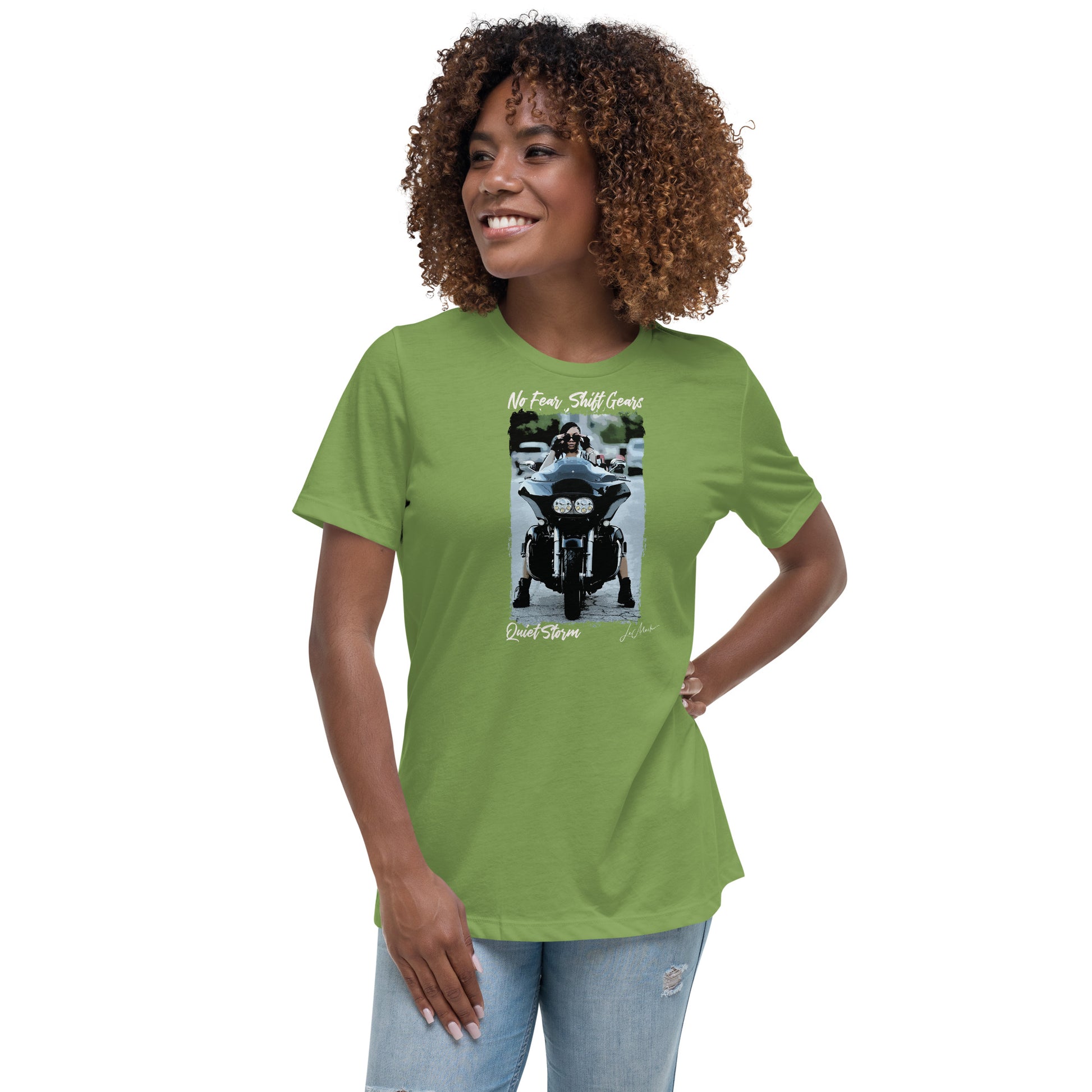 No Fear " Quiet Storm" Women's Relaxed T-Shirt - LeMack