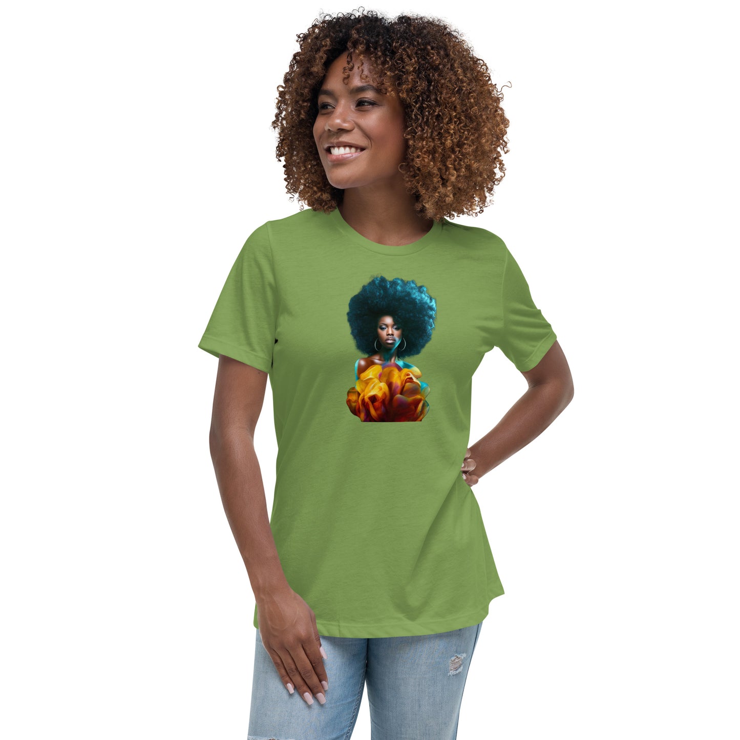 Afro Women's Relaxed T-Shirt - LeMack
