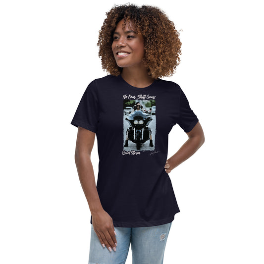 No Fear " Quiet Storm" Women's Relaxed T-Shirt - LeMack