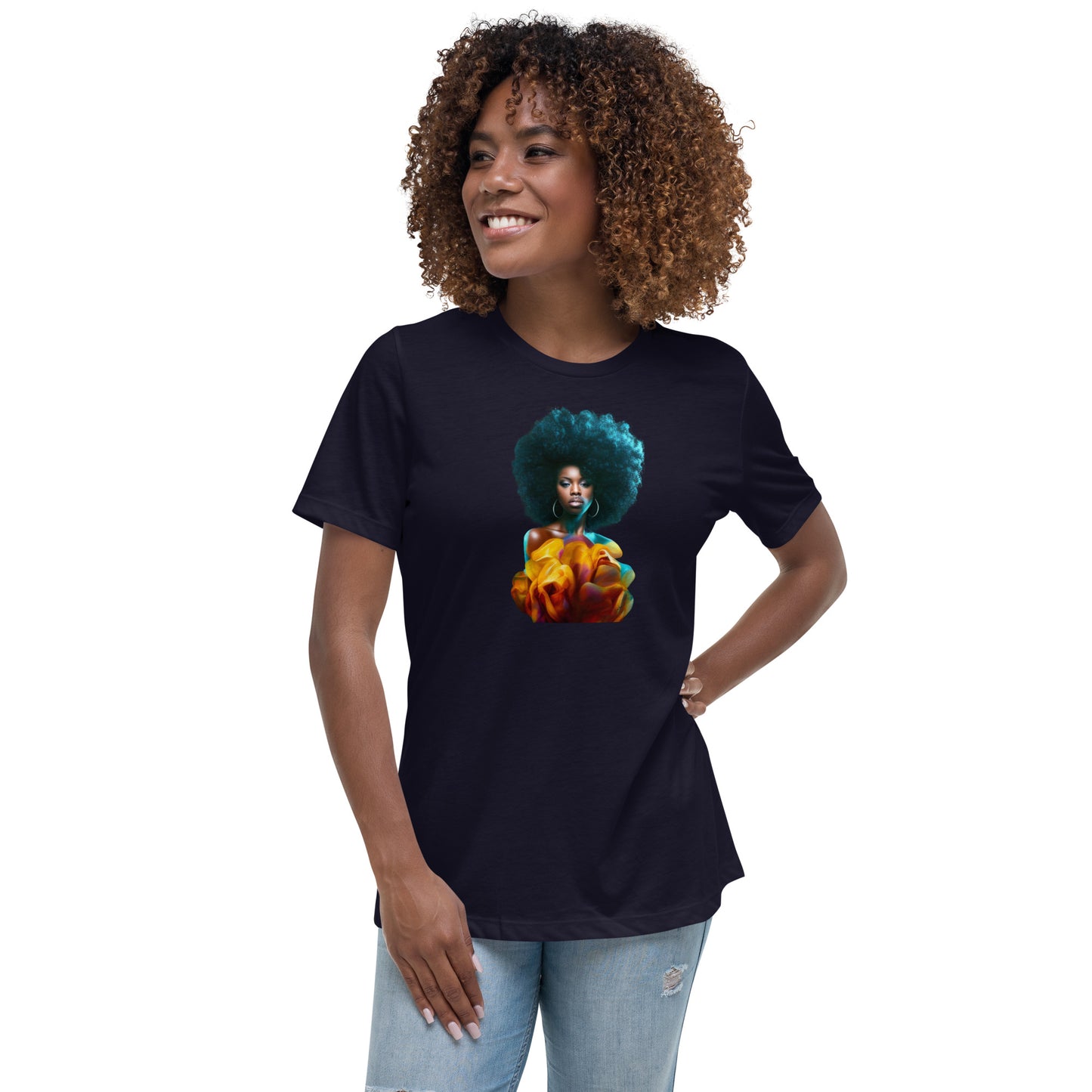 Afro Women's Relaxed T-Shirt - LeMack