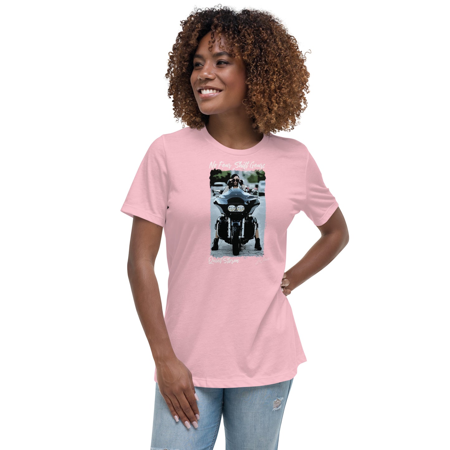 No Fear " Quiet Storm" Women's Relaxed T-Shirt - LeMack