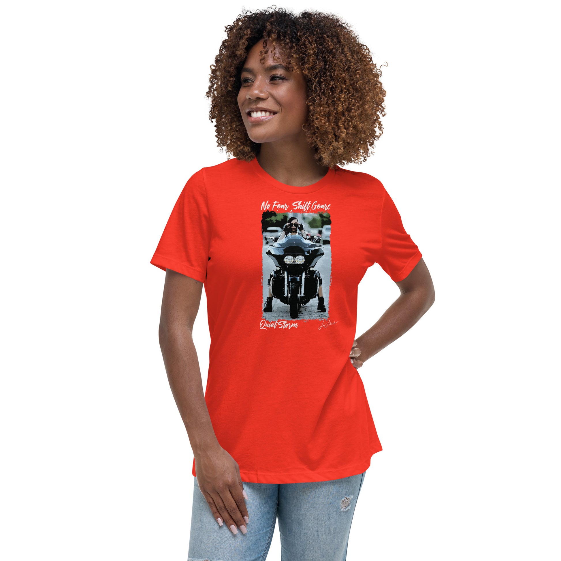 No Fear " Quiet Storm" Women's Relaxed T-Shirt - LeMack