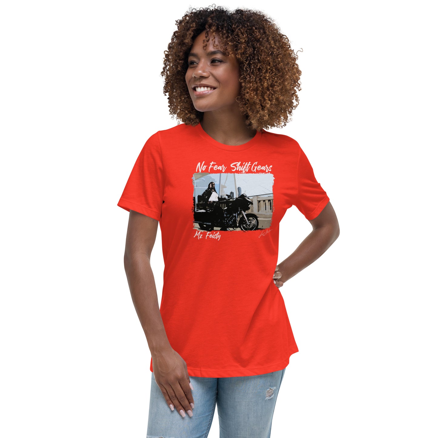 No Fear "Mz Feisty" Women's Relaxed T-Shirt - LeMack