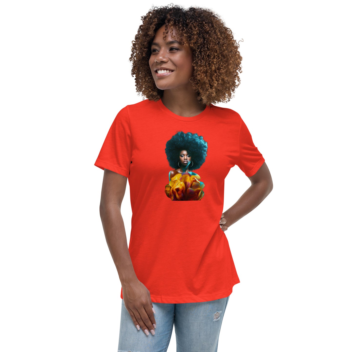 Afro Women's Relaxed T-Shirt - LeMack