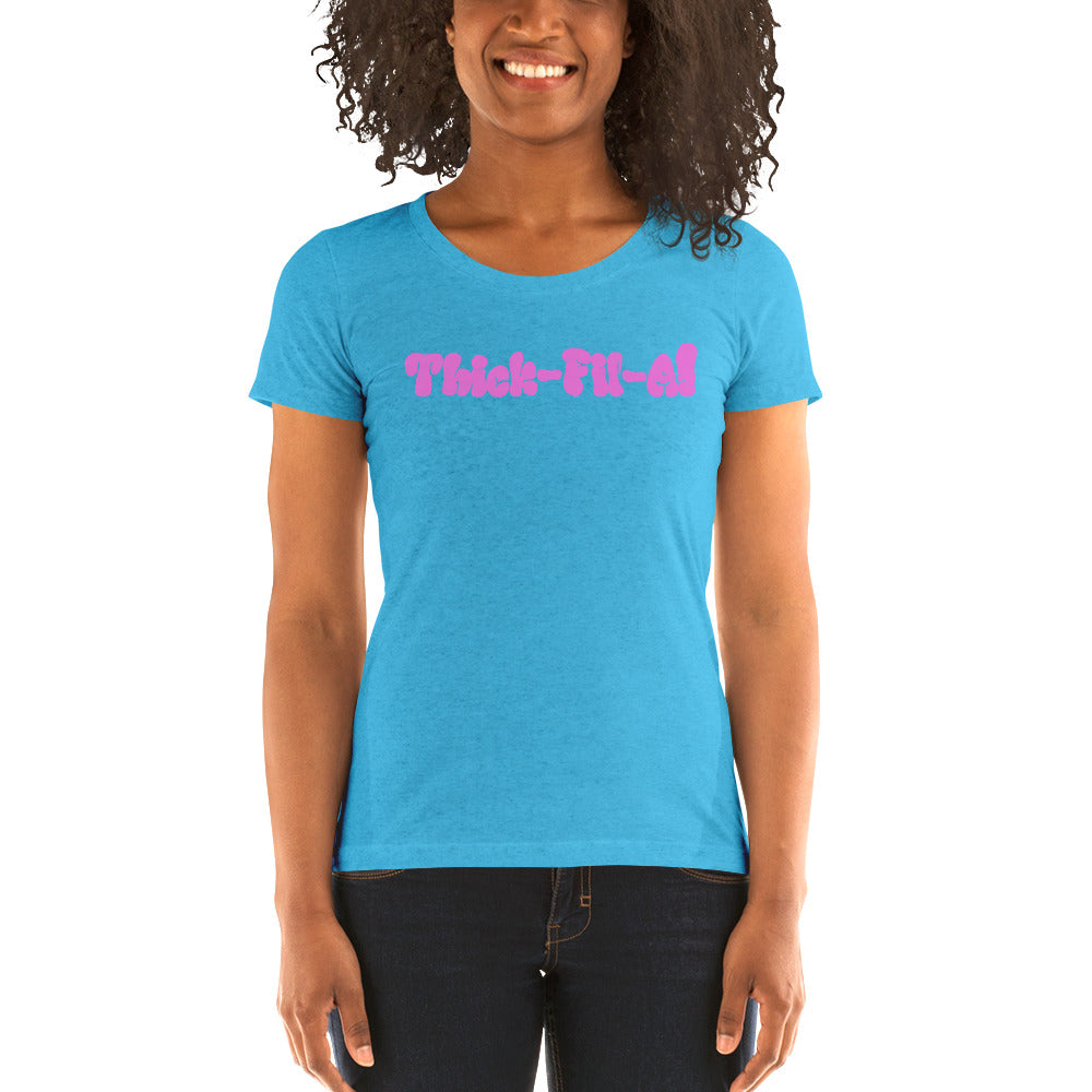 Thick Fil A Ladies' short sleeve t-shirt - LeMack