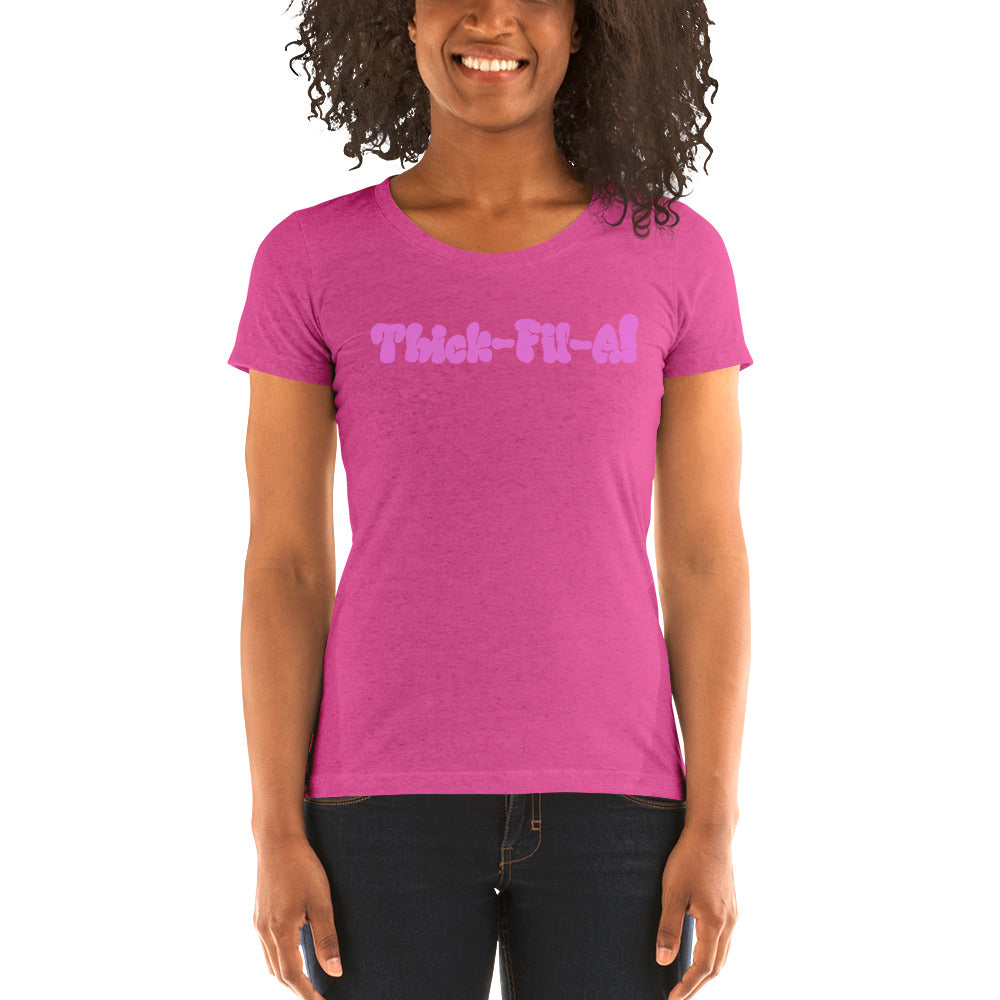 Thick Fil A Ladies' short sleeve t-shirt - LeMack