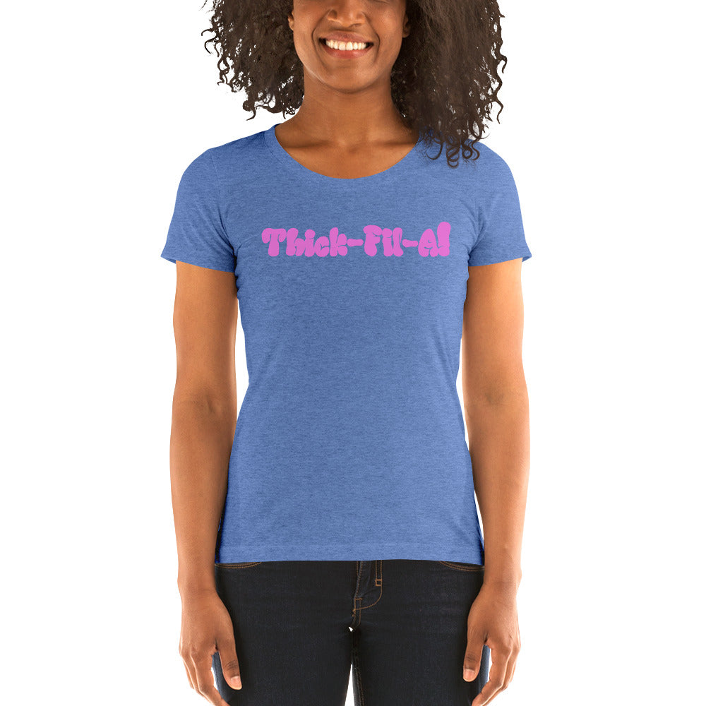 Thick Fil A Ladies' short sleeve t-shirt - LeMack