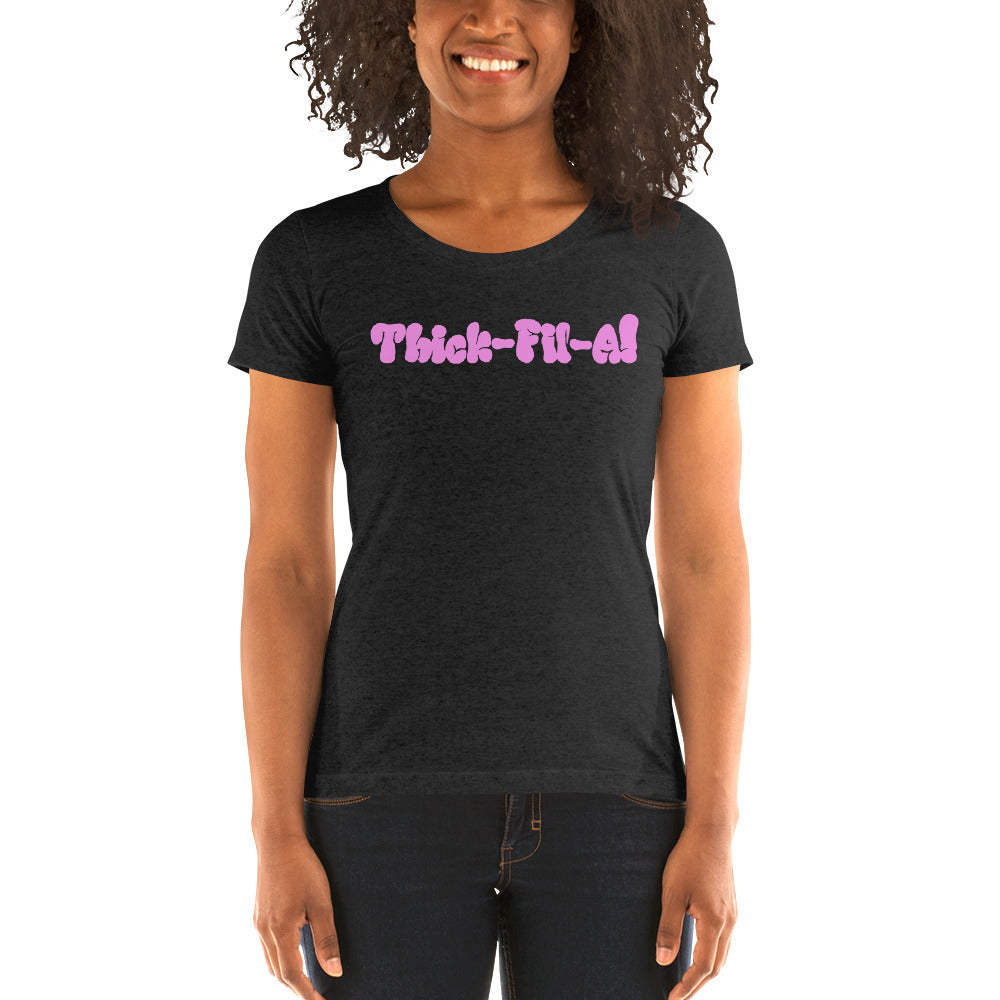 Thick Fil A Ladies' short sleeve t-shirt - LeMack